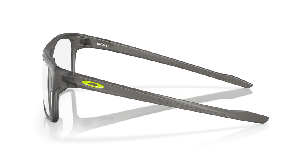 Oakley OX8144 Knolls Men's Rectangle Eyeglass Frames - Polished Black Fade Frame