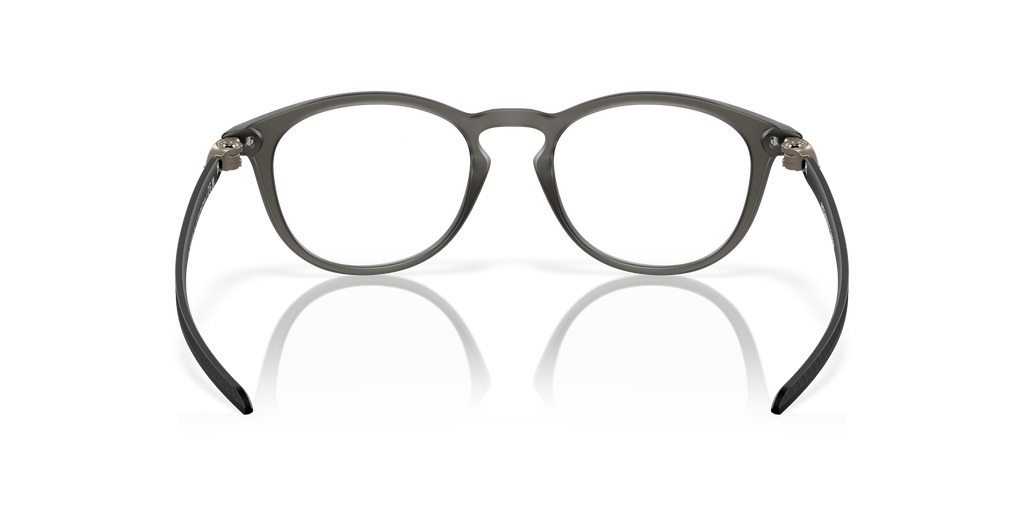 Oakley OX8149 Pitchman R Carbon Men's Round Eyeglass Frames - Polished Clear Frame