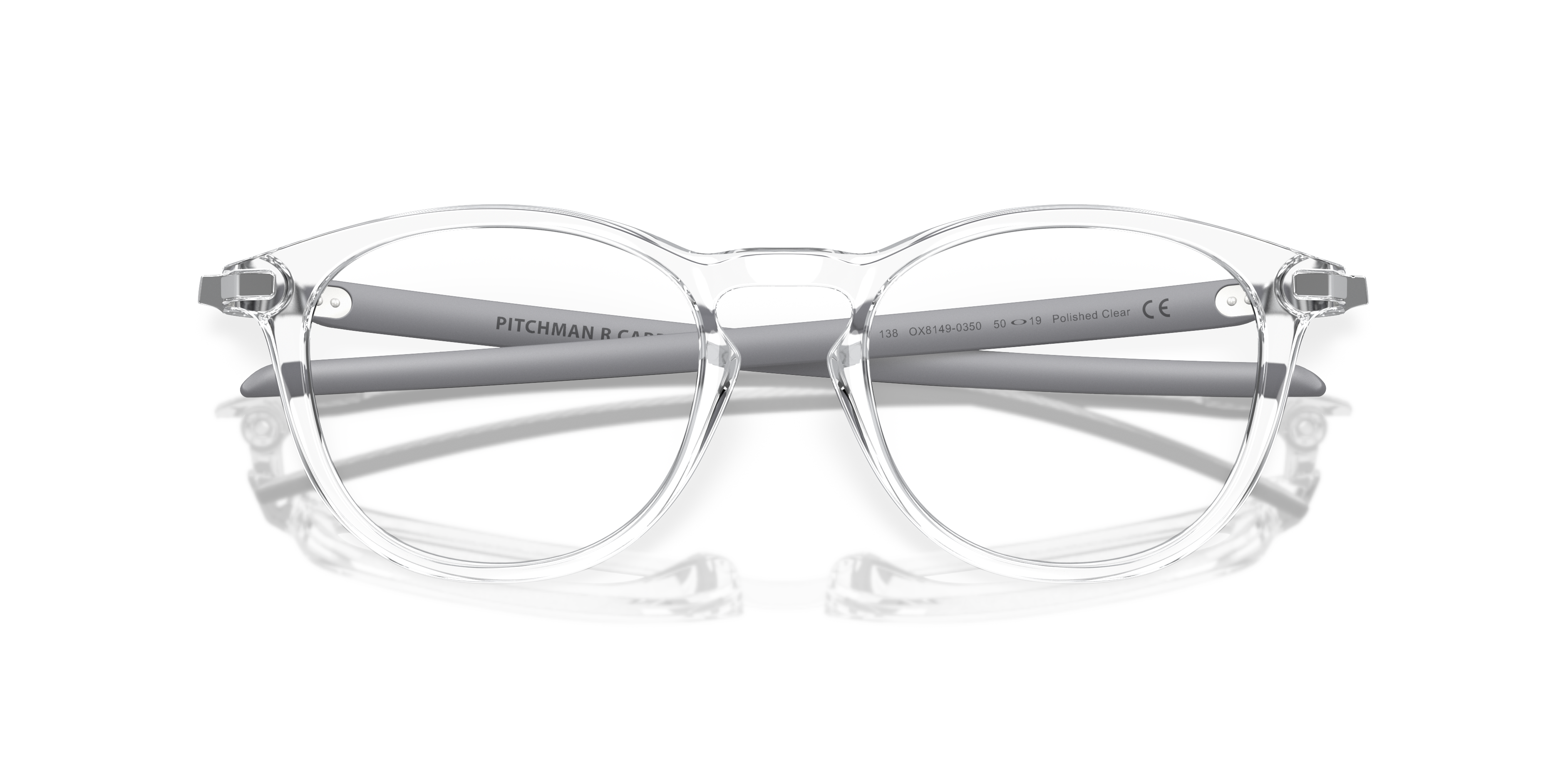 Oakley OX8149 Pitchman R Carbon Men's Round Eyeglass Frames - Satin Grey Smoke Frame