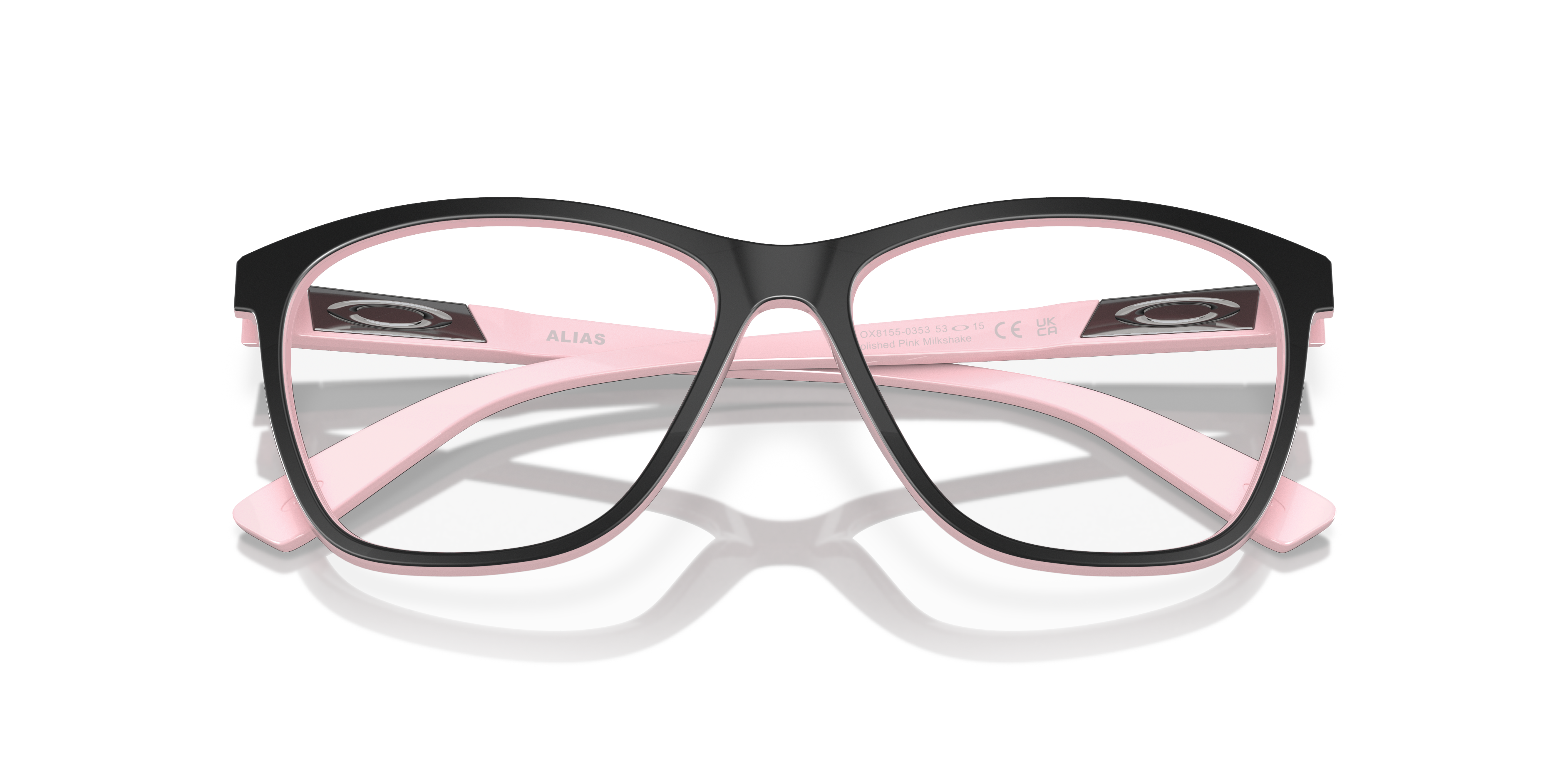 Oakley OX8155 Alias Women's Round Eyeglass Frames - Mahogany Frame