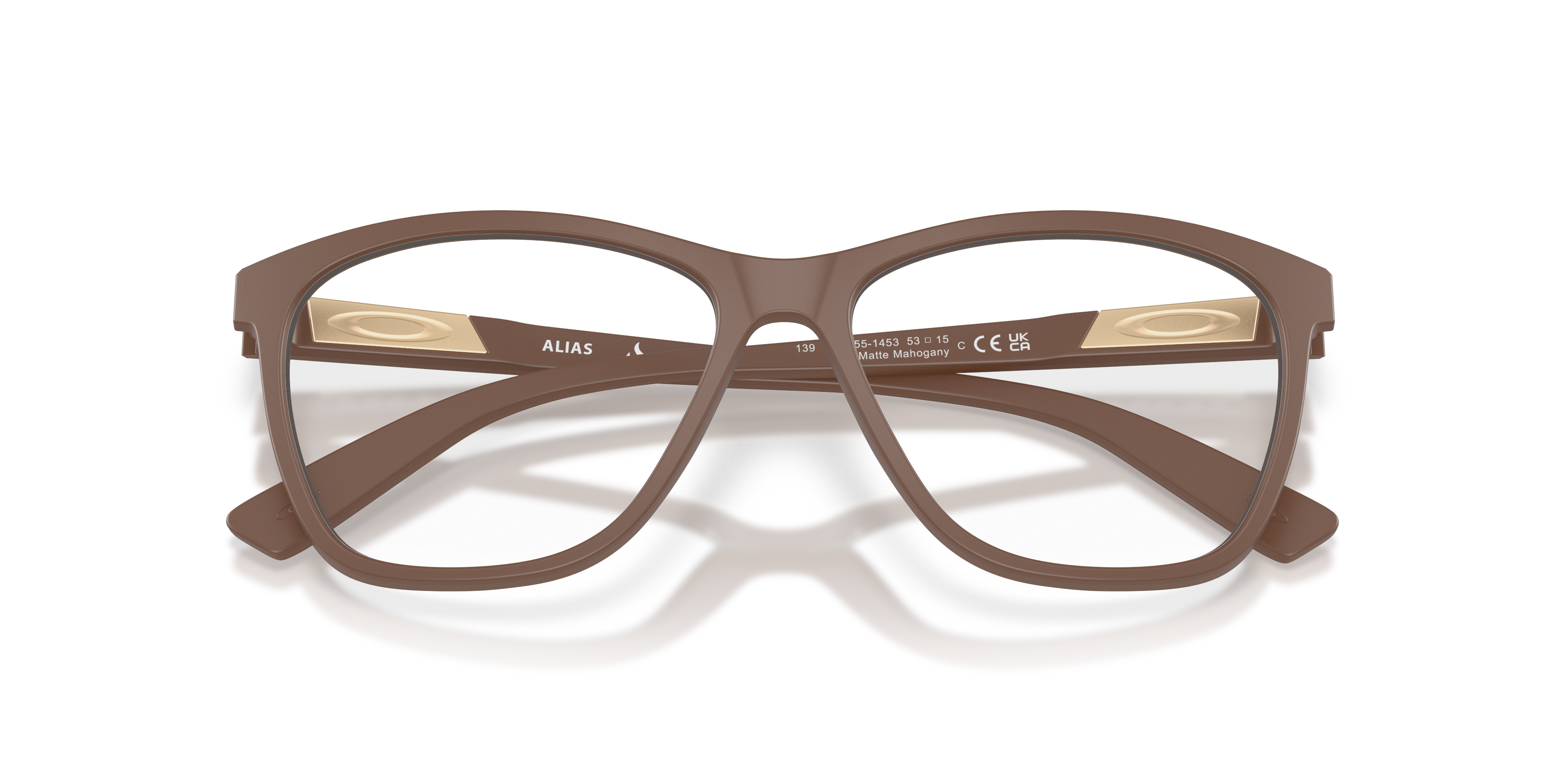 Oakley OX8155 Alias Women's Round Eyeglass Frames - Black Frame