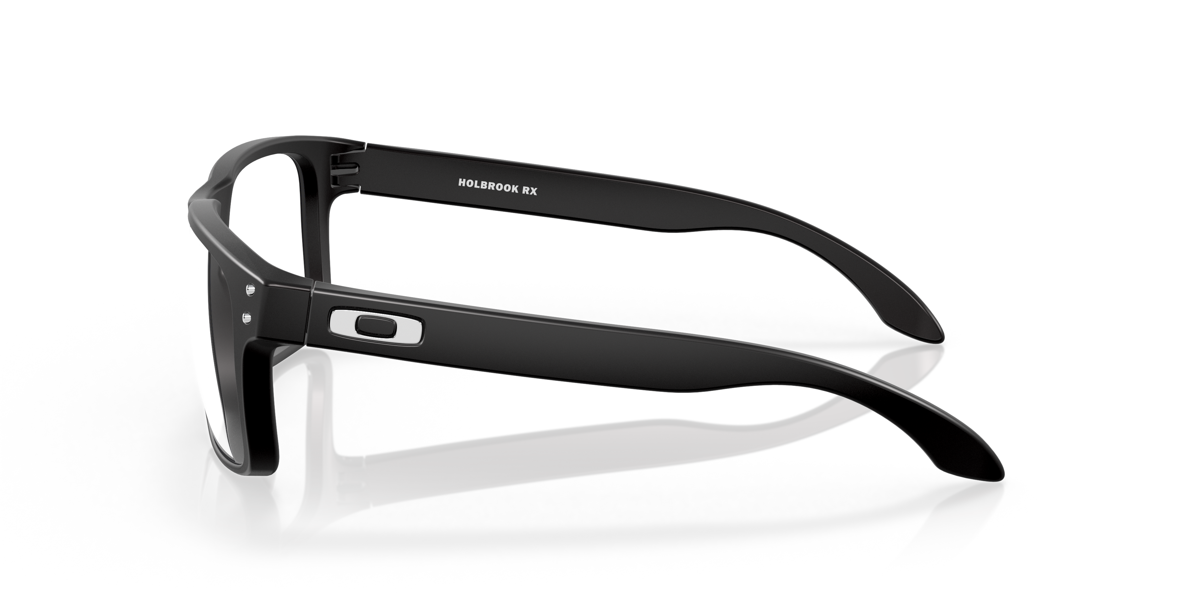 Oakley OX8156 Holbrook Men's Square Eyeglass Frames - Polished Clear Frame