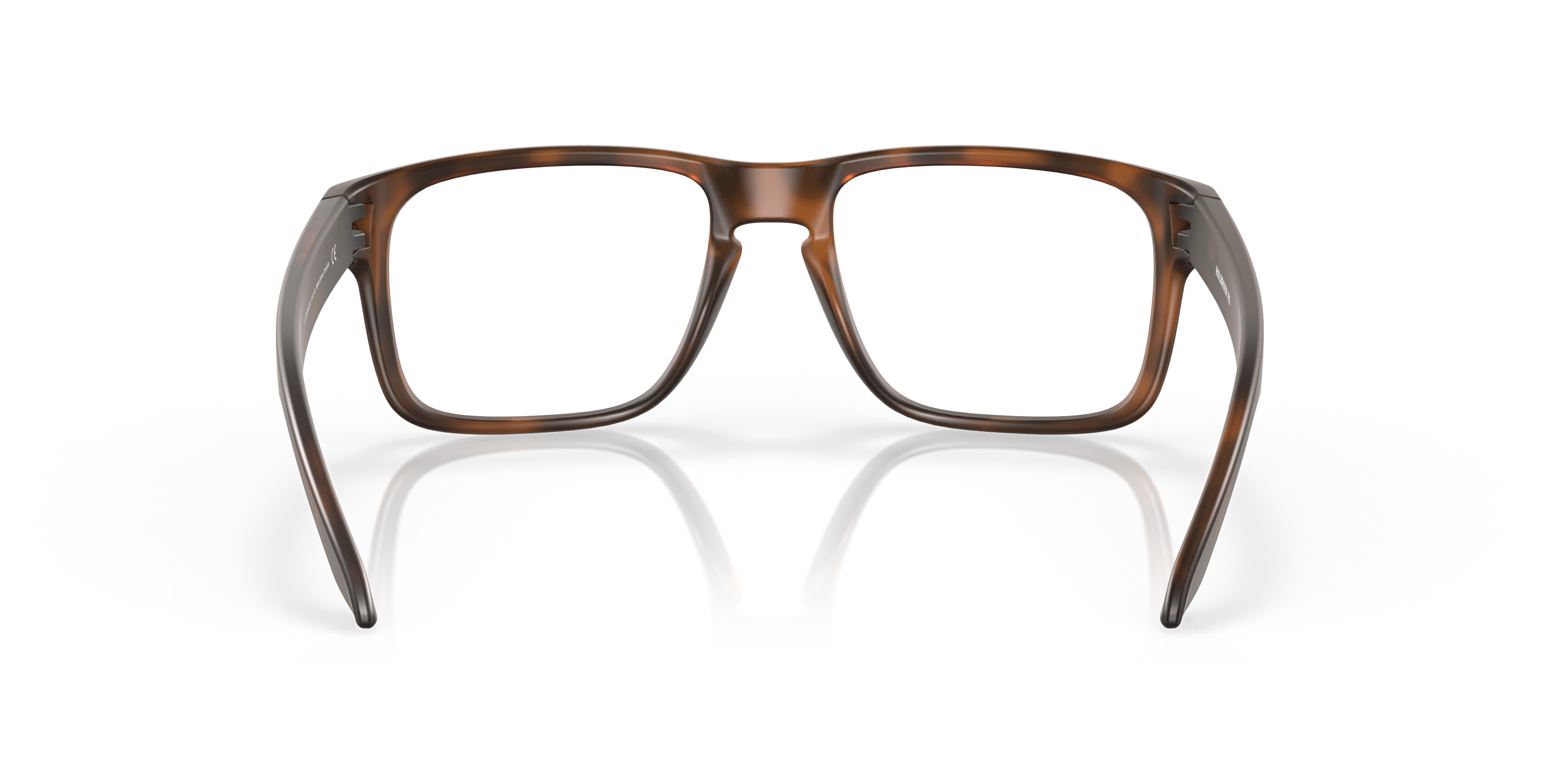 Oakley OX8156 Holbrook Men's Square Eyeglass Frames - Matte Brown Tortoise Frame
