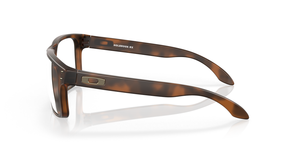Oakley OX8156 Holbrook Men's Square Eyeglass Frames - Matte Brown Tortoise Frame