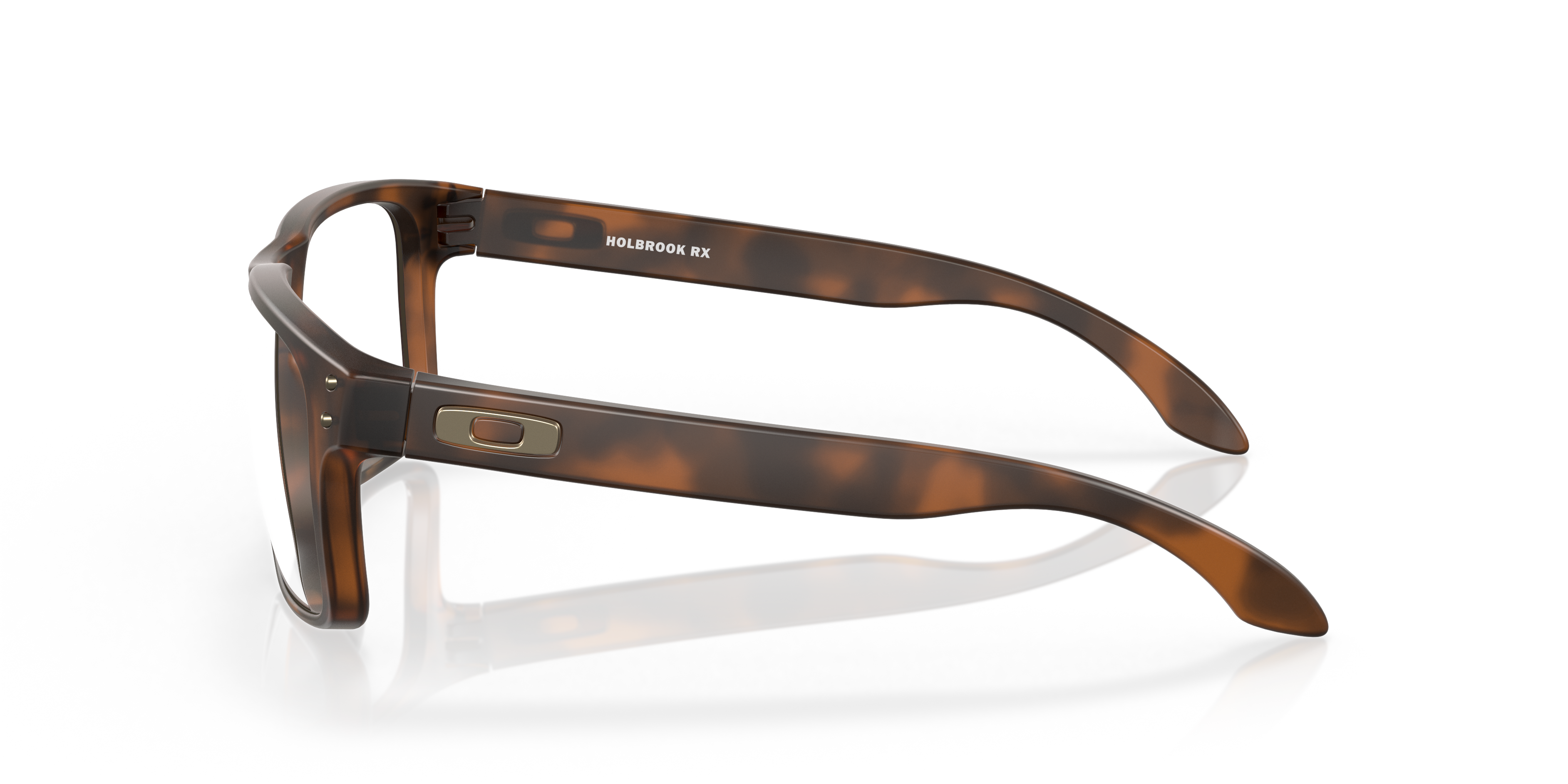 Oakley OX8156 Holbrook Men's Square Eyeglass Frames - Matte Brown Tortoise Frame