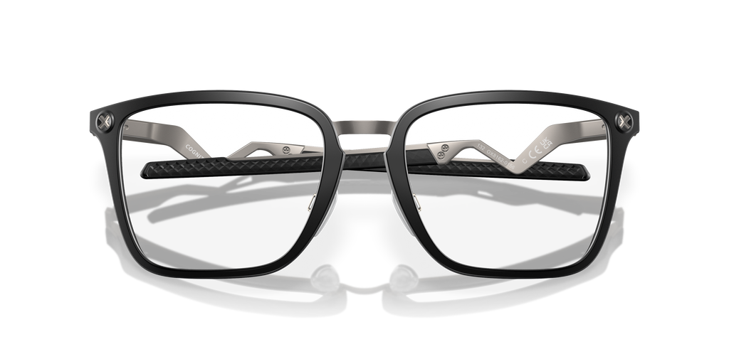Oakley OX8162 Cognitive Men's Rectangle Eyeglass Frames - Transparent Blue Frame
