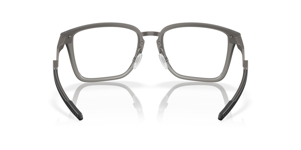 Oakley OX8162 Cognitive Men's Rectangle Eyeglass Frames - Satin Grey Smoke Frame