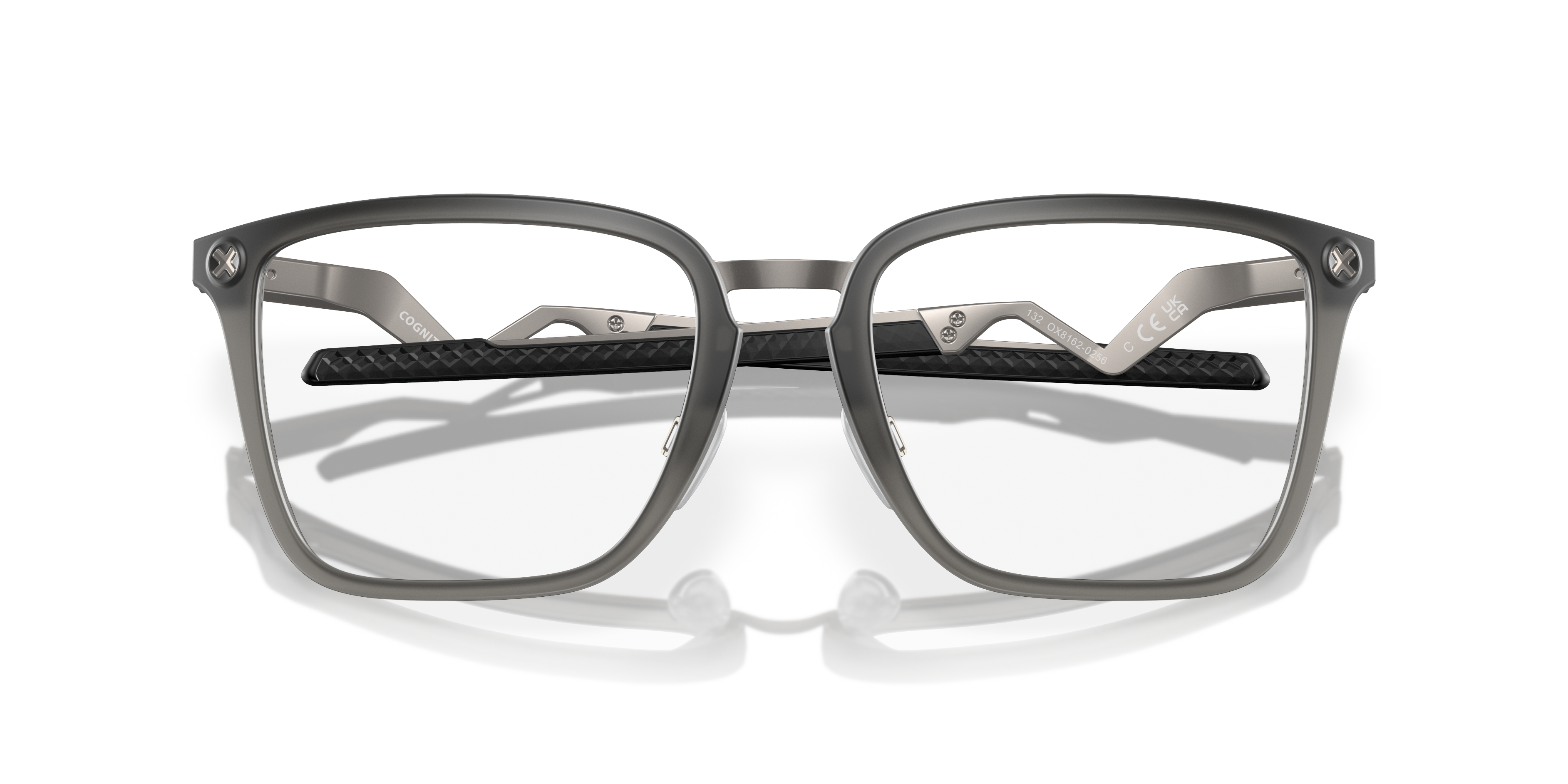 Oakley OX8162 Cognitive Men's Rectangle Eyeglass Frames - Satin Black Frame