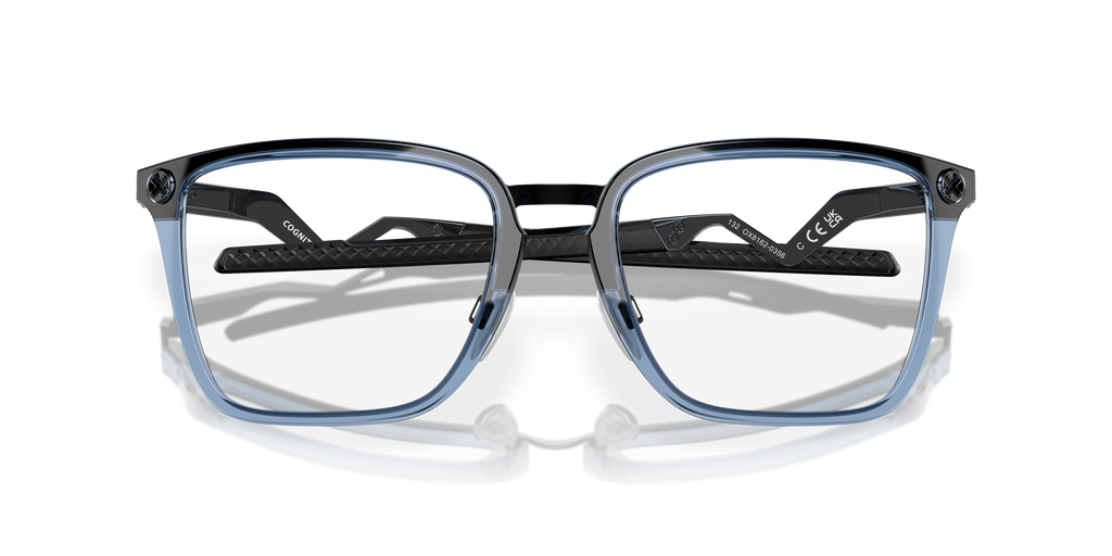 Oakley OX8162 Cognitive Men's Rectangle Eyeglass Frames - Satin Grey Smoke Frame