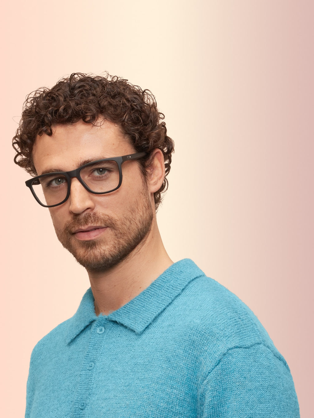Oakley OX8163 Centerboard Men's Round Eyeglass Frames - Polished Clear Frame
