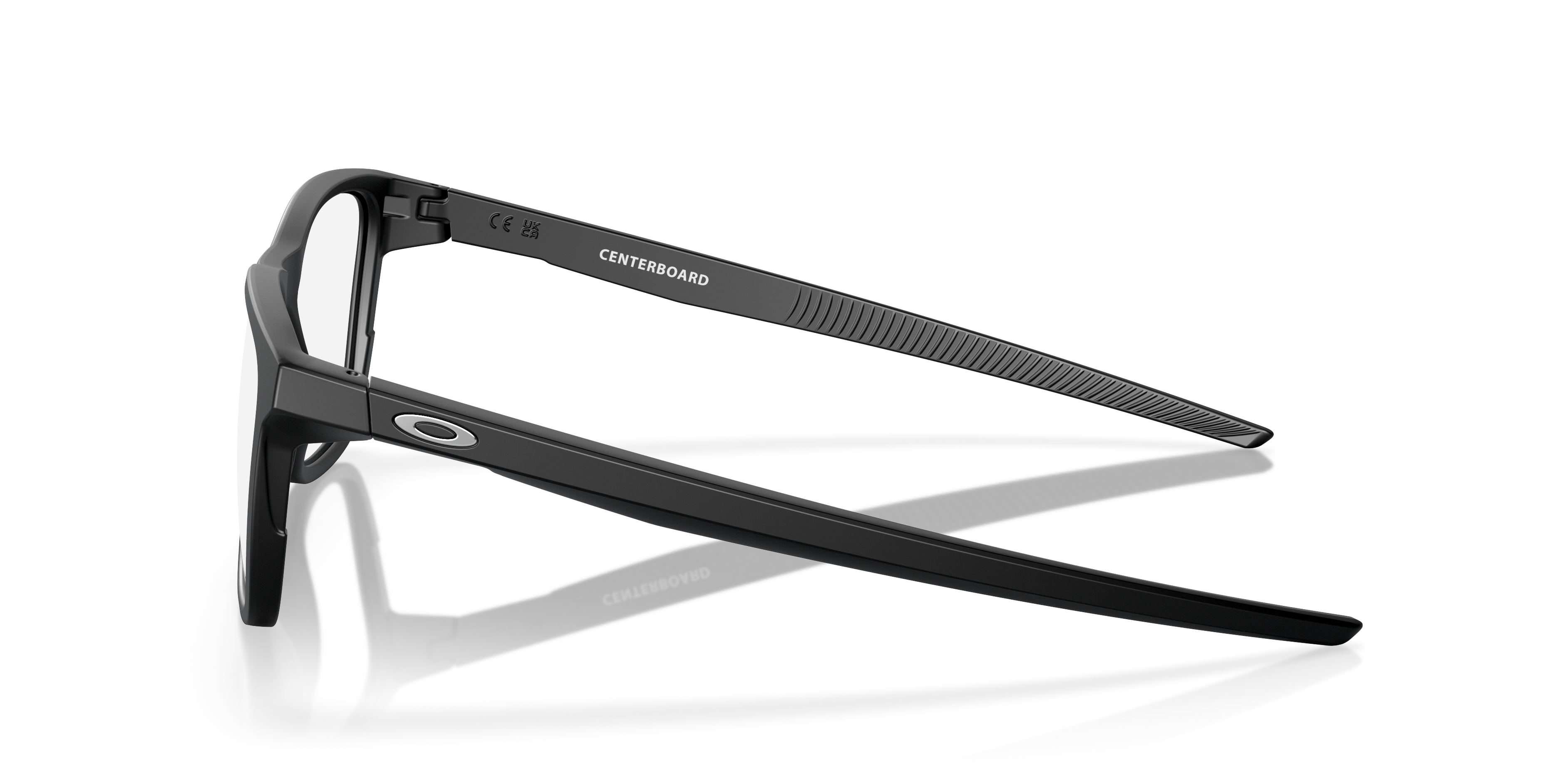 Oakley OX8163 Centerboard Men's Round Eyeglass Frames - Satin Light Steel Frame