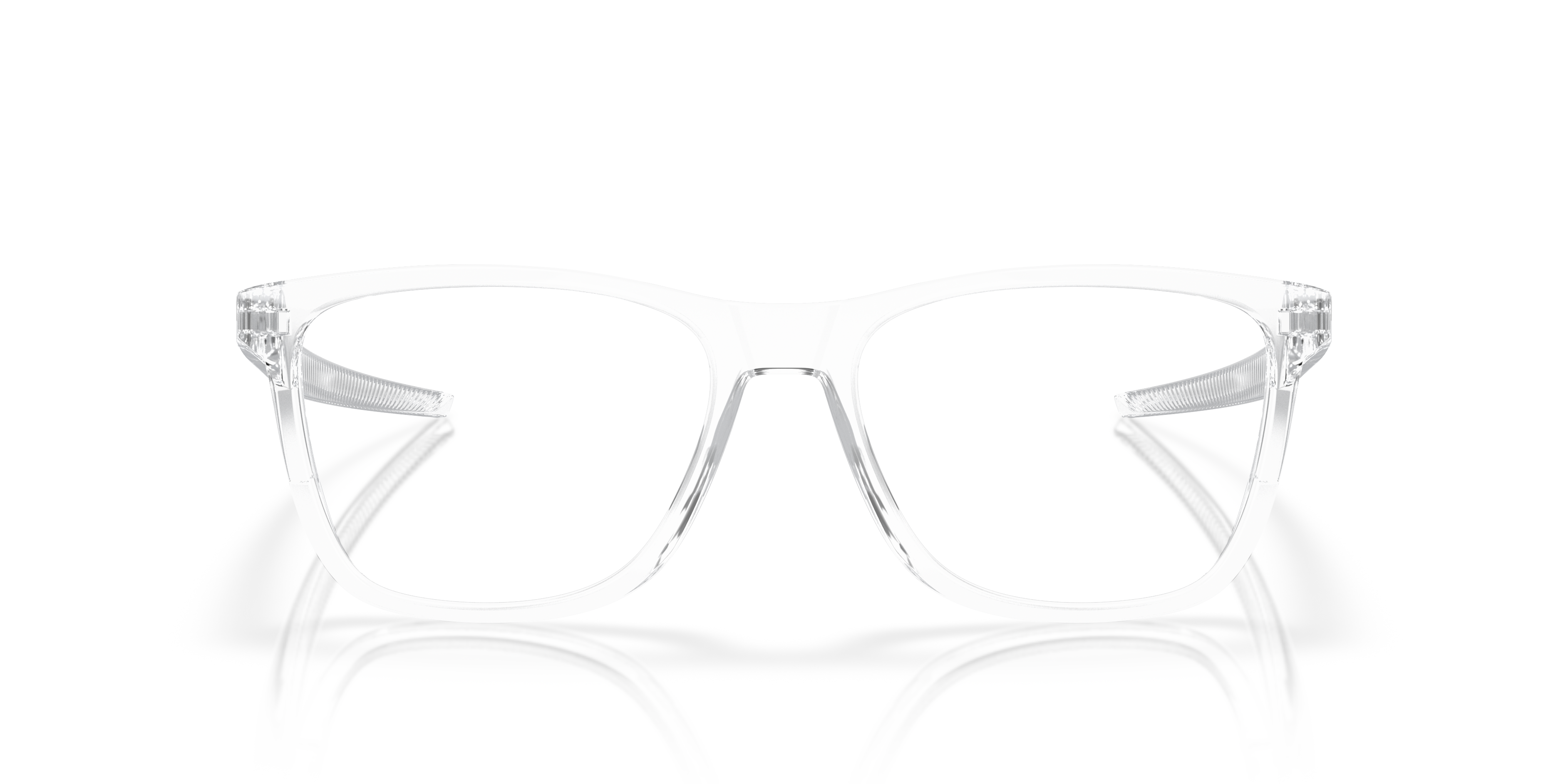 Oakley OX8163 Centerboard Men's Round Eyeglass Frames - Polished Clear Frame