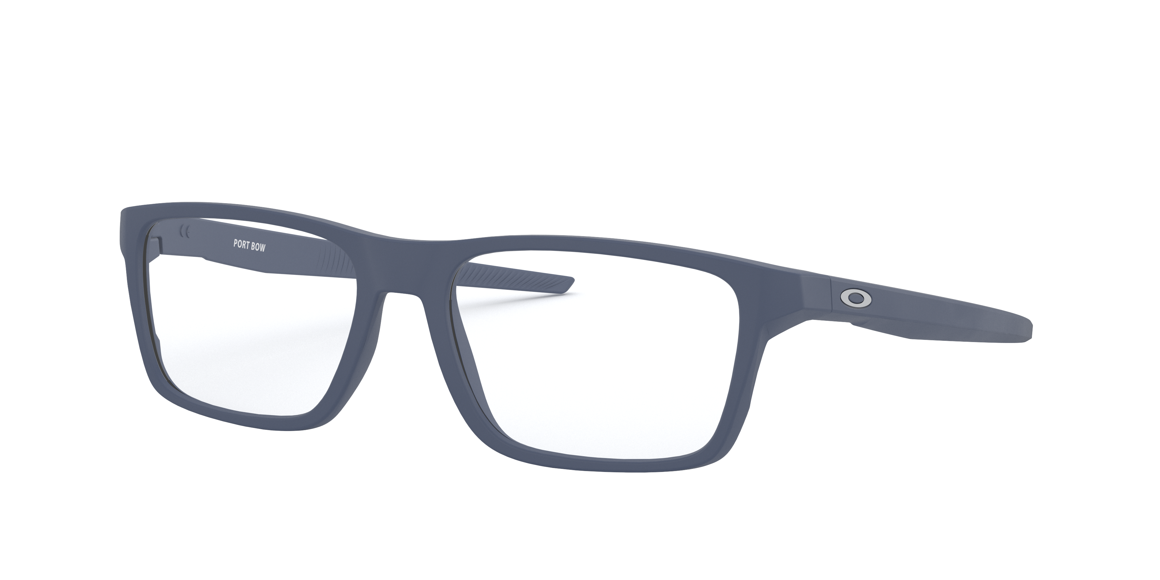 Oakley OX8164 Port Bow Men's Rectangle Eyeglass Frames - Satin Black Frame