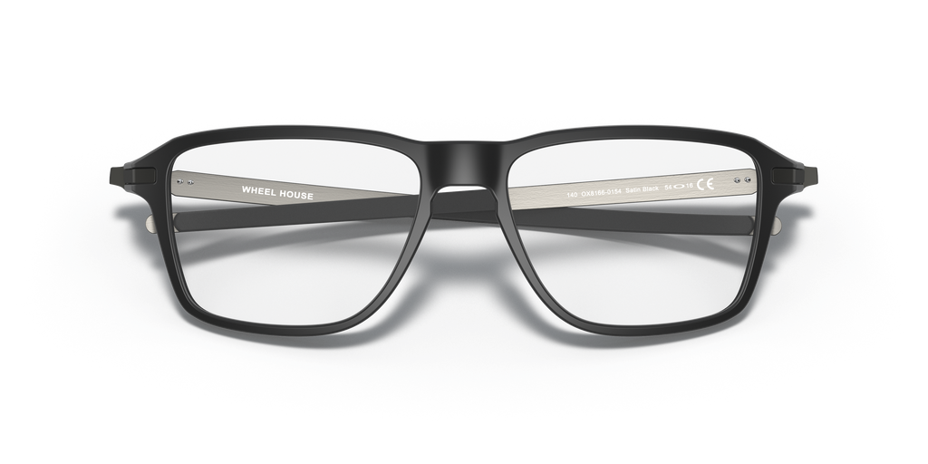 Oakley OX8166 Wheel House Men's Square Eyeglass Frames - Satin Grey Smoke Frame