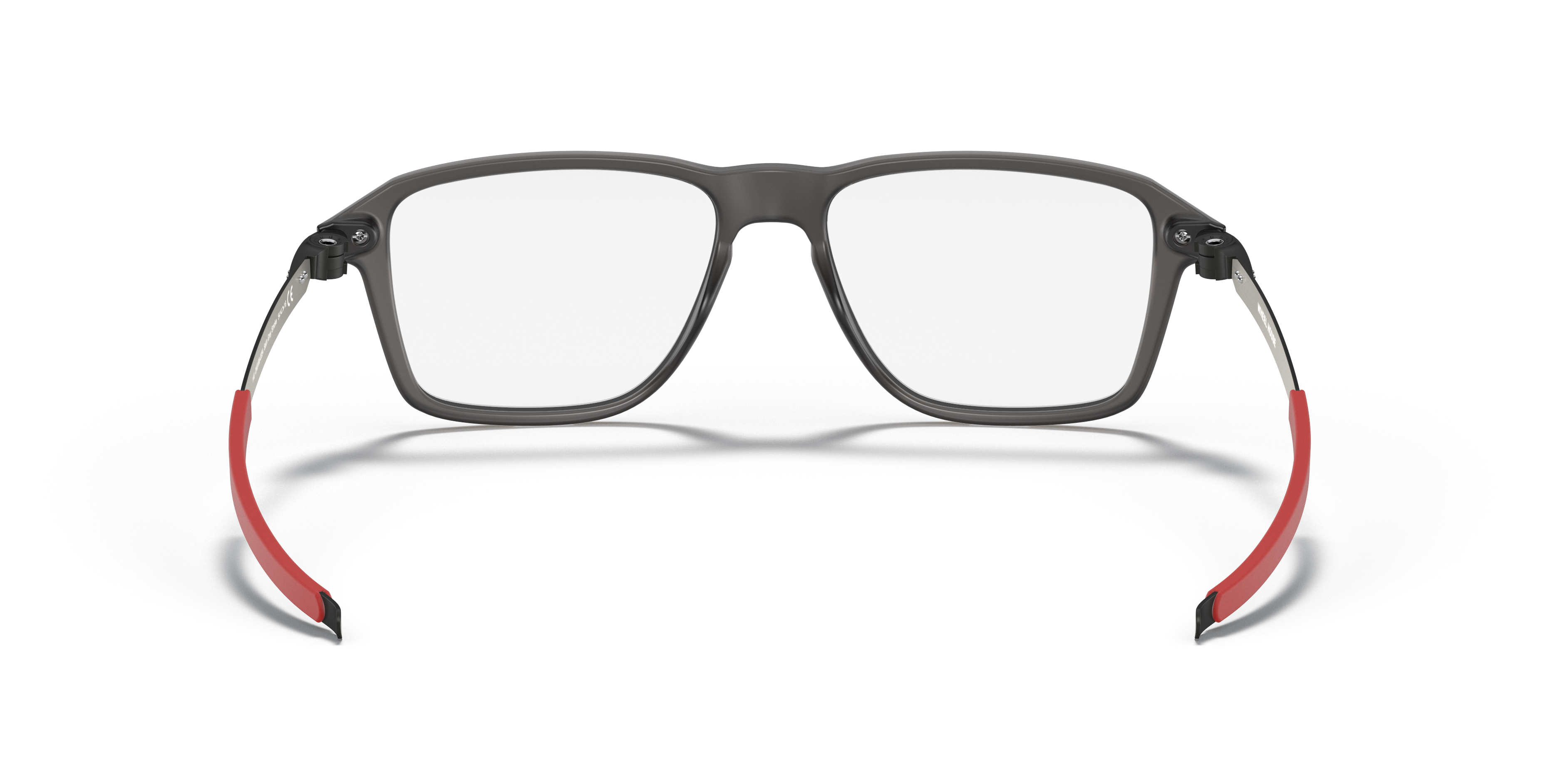 Oakley OX8166 Wheel House Men's Square Eyeglass Frames - Satin Grey Smoke Frame
