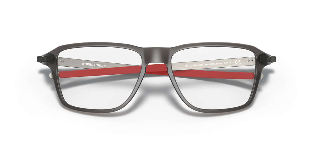 Oakley OX8166 Wheel House Men's Square Eyeglass Frames - Satin Black Frame