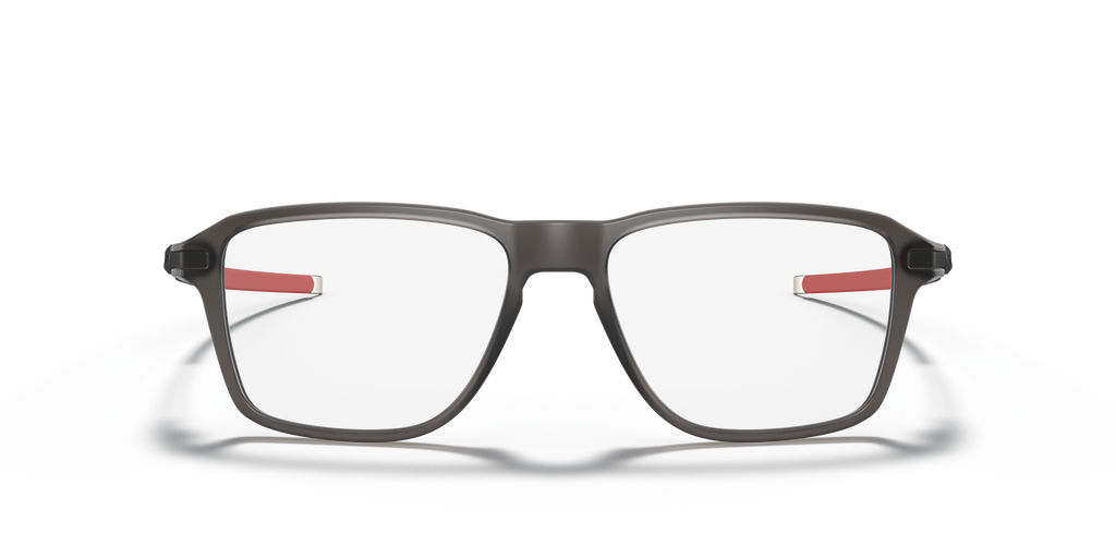 Oakley OX8166 Wheel House Men's Square Eyeglass Frames - Satin Grey Smoke Frame