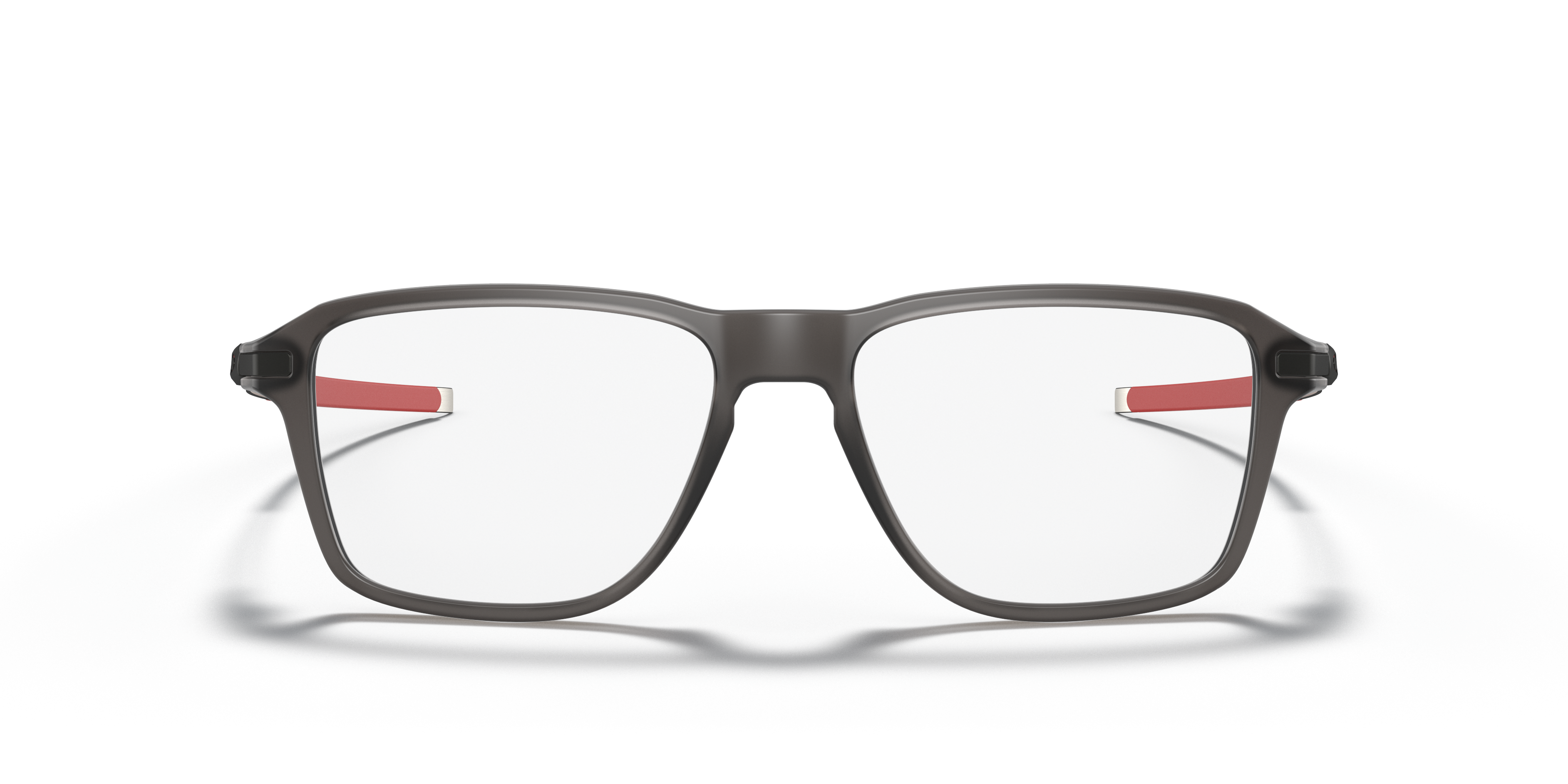 Oakley OX8166 Wheel House Men's Square Eyeglass Frames - Satin Grey Smoke Frame