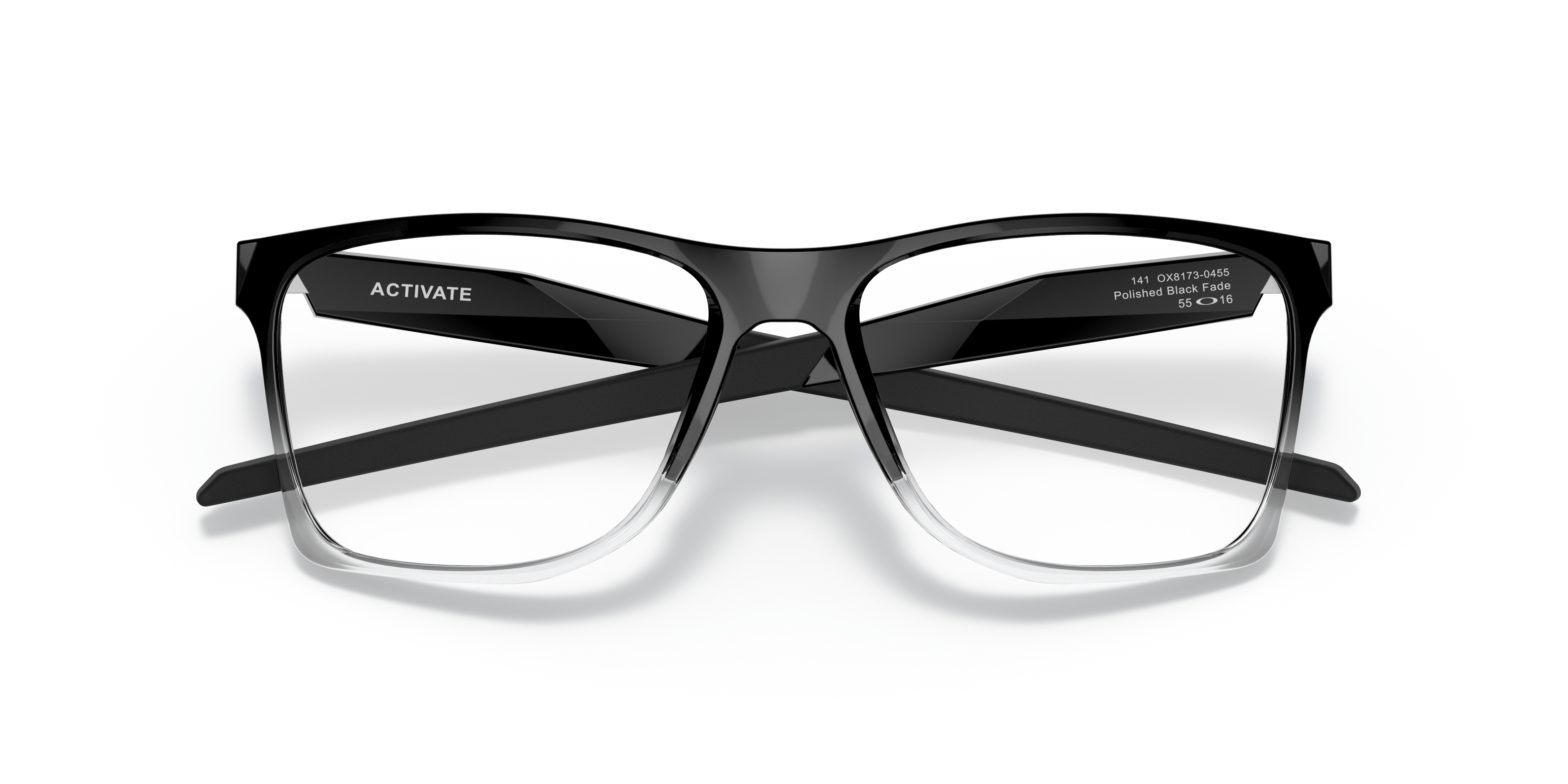 Oakley OX8173 Activate Men's Square Eyeglass Frames - Satin Black Frame