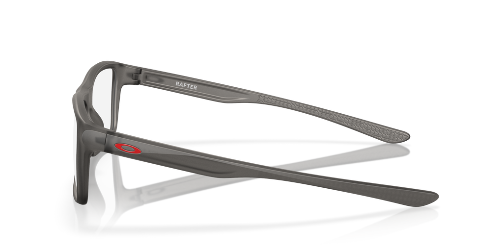 Oakley OX8178 Rafter Men's Rectangle Eyeglass Frames - Polished Clear Frame