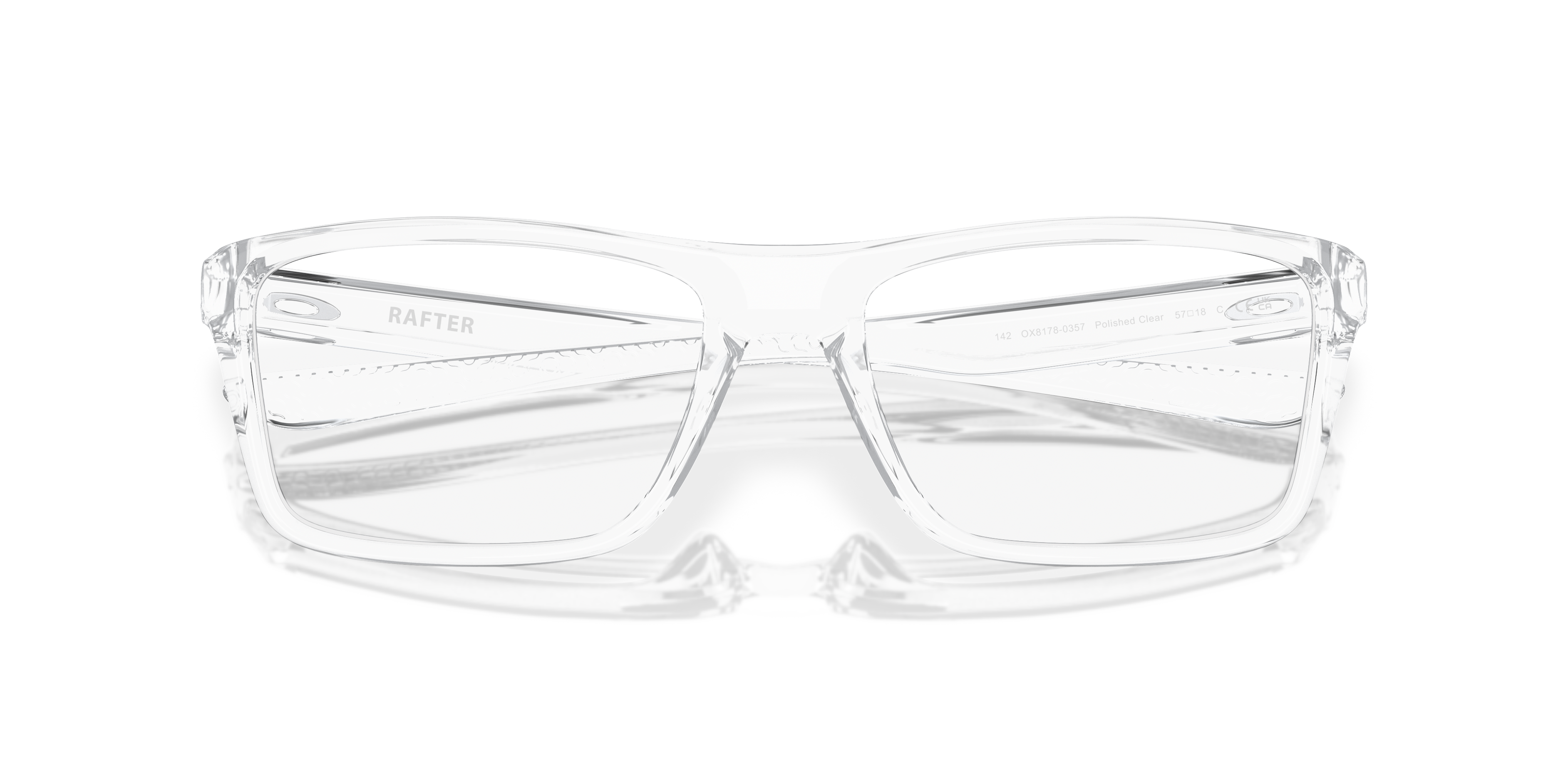 Oakley OX8178 Rafter Men's Rectangle Eyeglass Frames - Satin Grey Smoke Frame