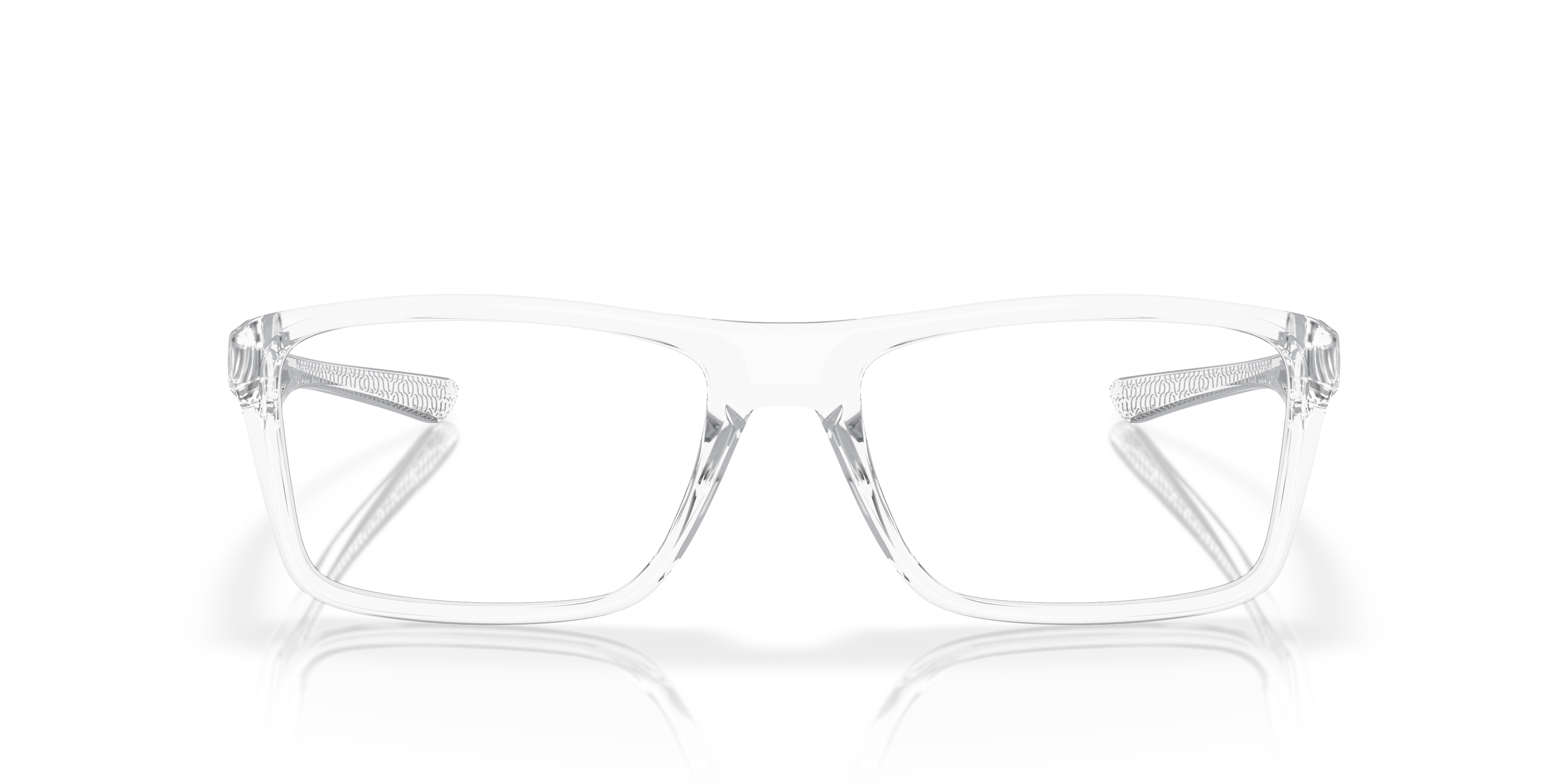 Oakley OX8178 Rafter Men's Rectangle Eyeglass Frames - Polished Clear Frame