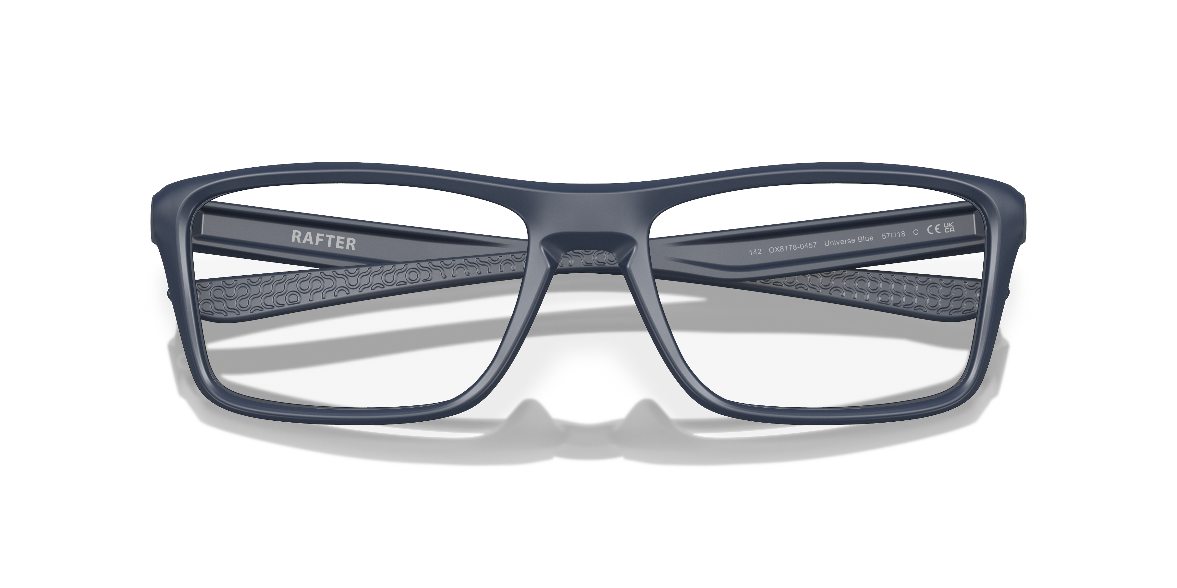 Oakley OX8178 Rafter Men's Rectangle Eyeglass Frames - Satin Grey Smoke Frame