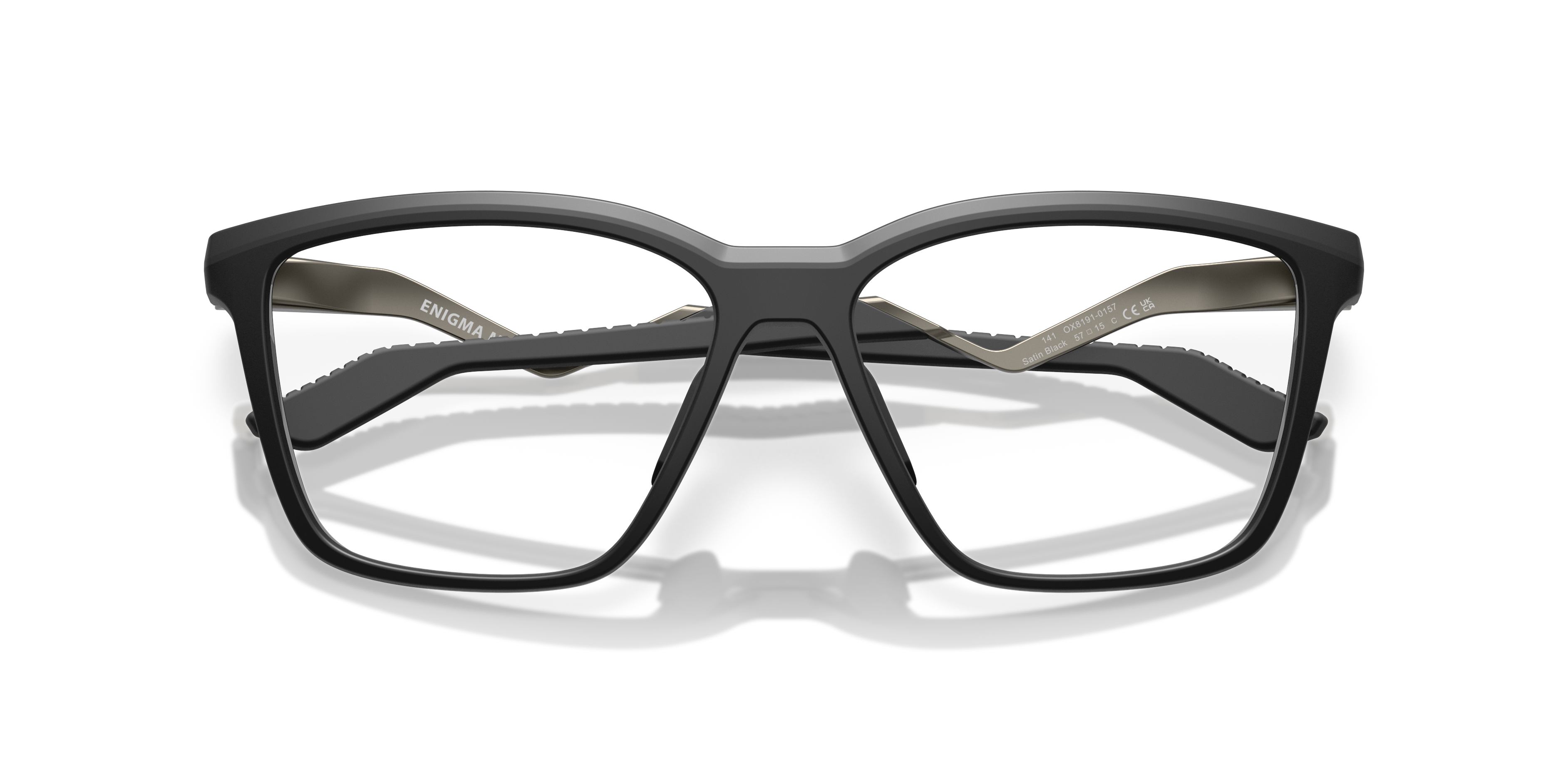 Oakley OX8191 Enigma Mass Unisex Square Eyeglass Frames - Matte Blue Steel Frame