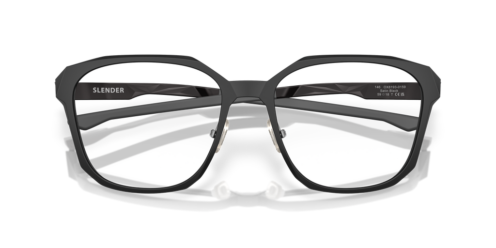 Oakley OX8193 Slender Men's Square Eyeglass Frames - Matte Olive Ink Frame