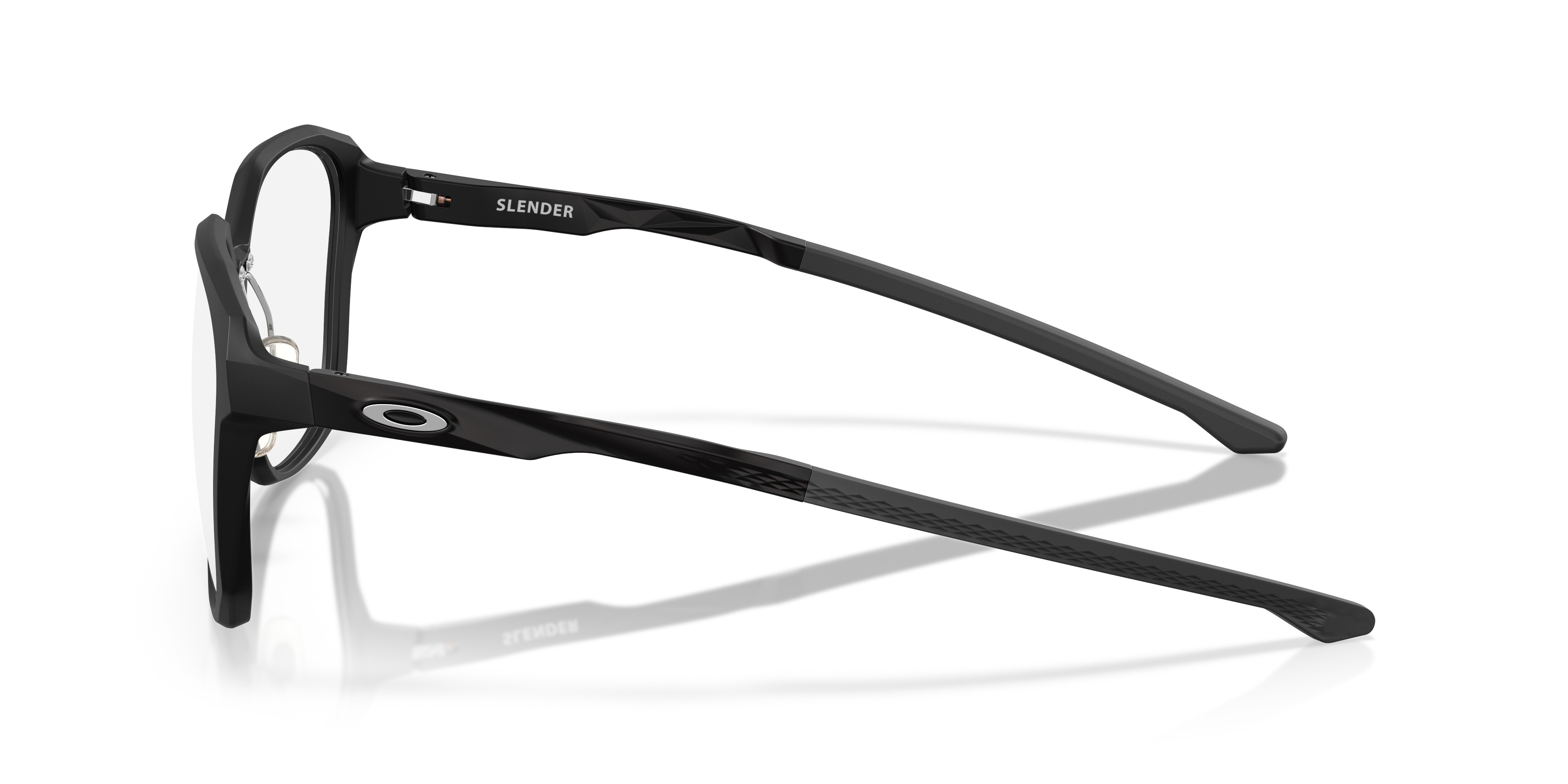 Oakley OX8193 Slender Men's Square Eyeglass Frames - Satin Black Frame