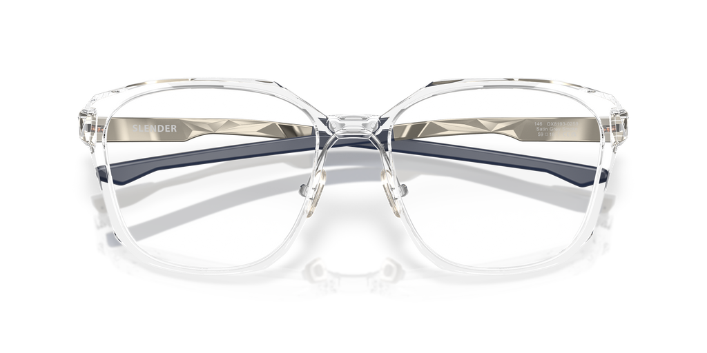 Oakley OX8193 Slender Men's Square Eyeglass Frames - Matte Olive Ink Frame