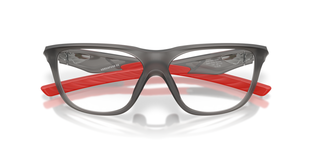 Oakley OX8199D Versafuse SS Unisex Rectangle Eyeglass Frames - Satin Grey Smoke Frame