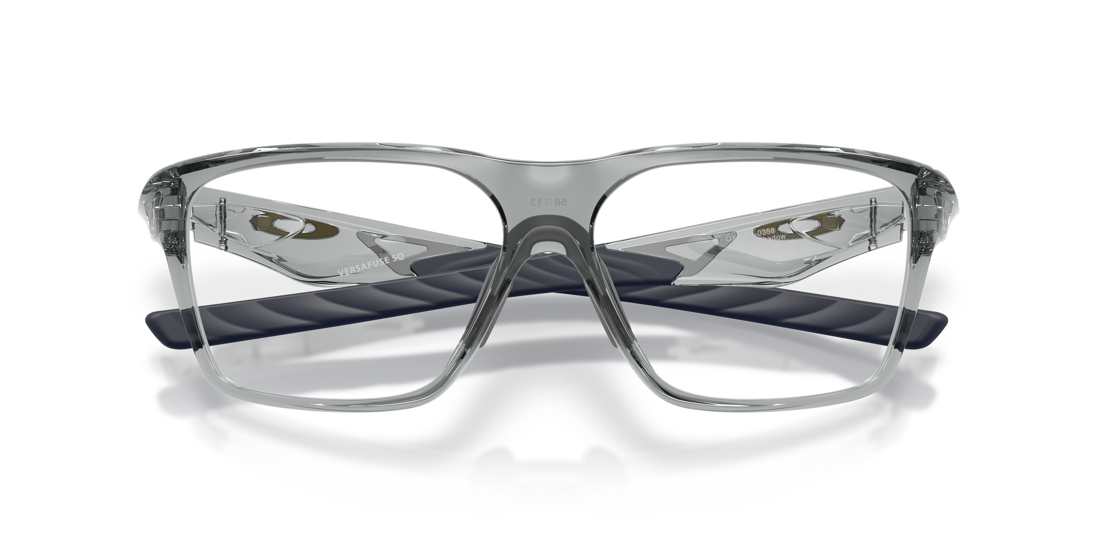 Oakley OX8201 Versafuse SQ Unisex Rectangle Eyeglass Frames - Satin Black Frame