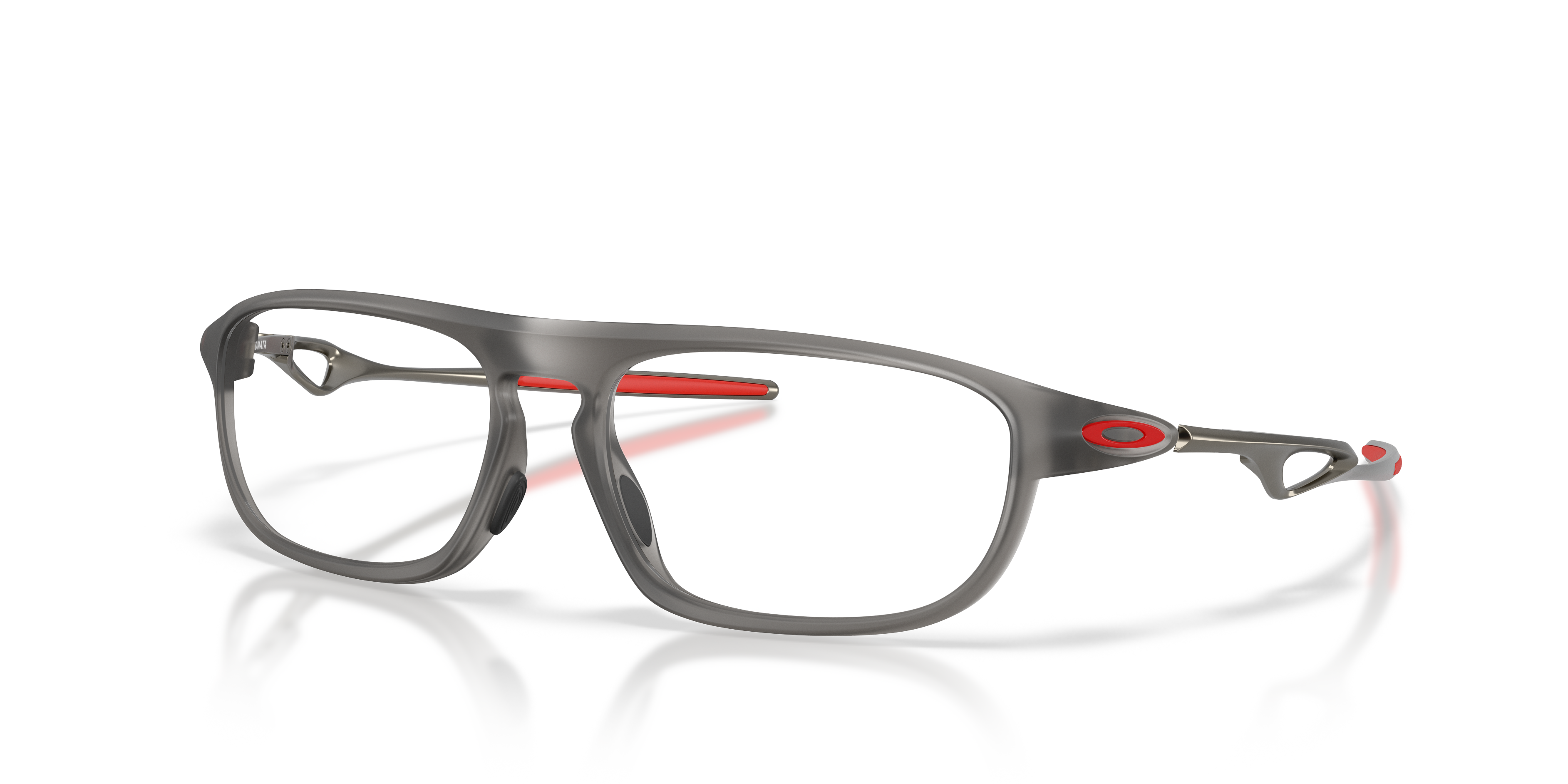 Oakley OX8203 Neomata Unisex Rectangle Eyeglass Frames - Polished Clear Frame