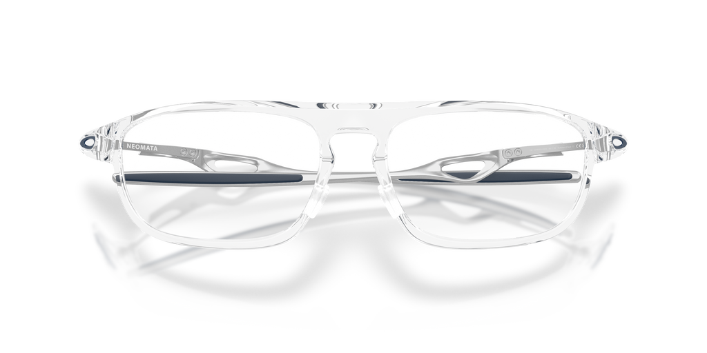 Oakley OX8203 Neomata Unisex Rectangle Eyeglass Frames - Satin Grey Smoke Frame