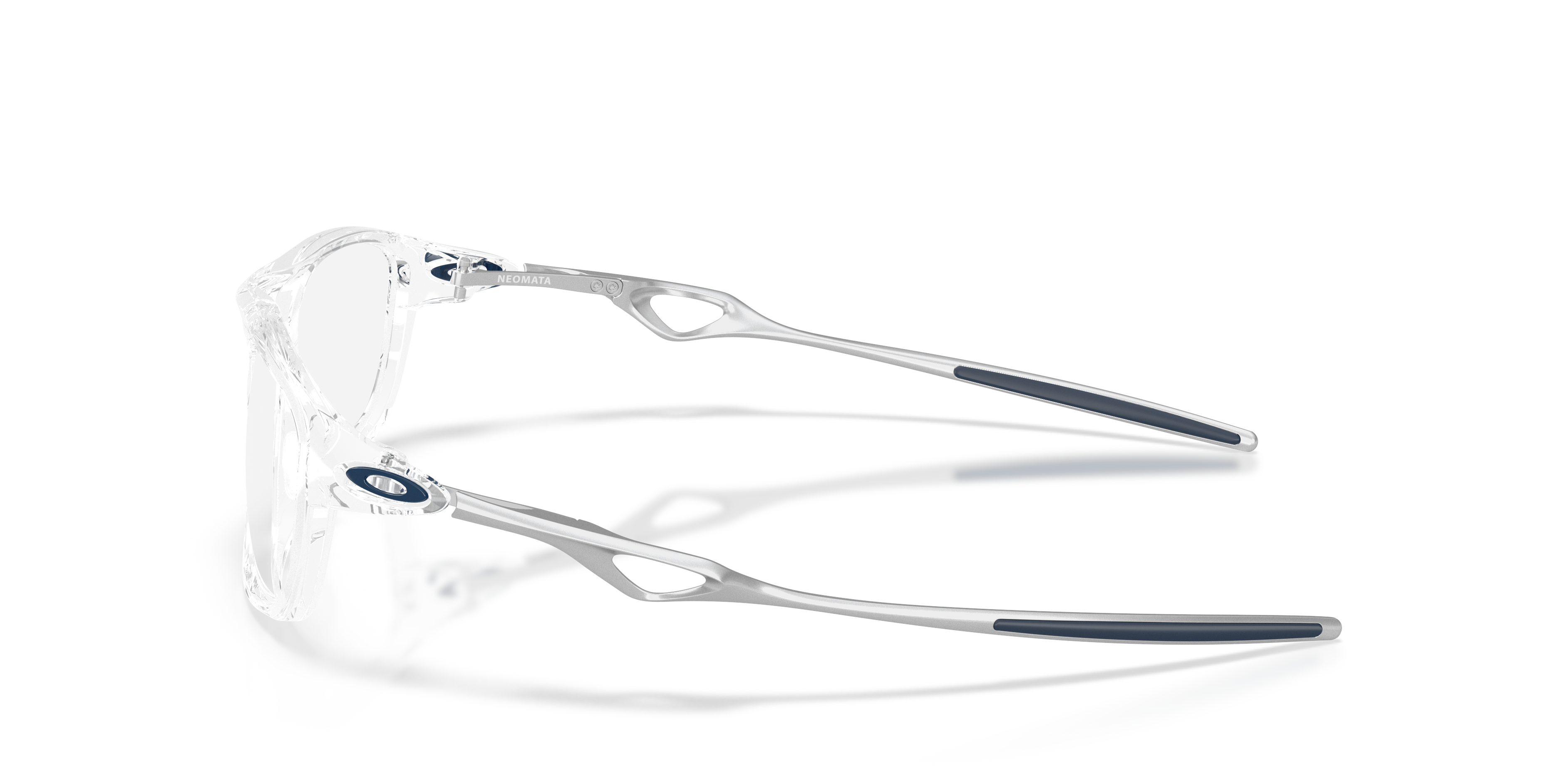 Oakley OX8203 Neomata Unisex Rectangle Eyeglass Frames - Satin Grey Smoke Frame