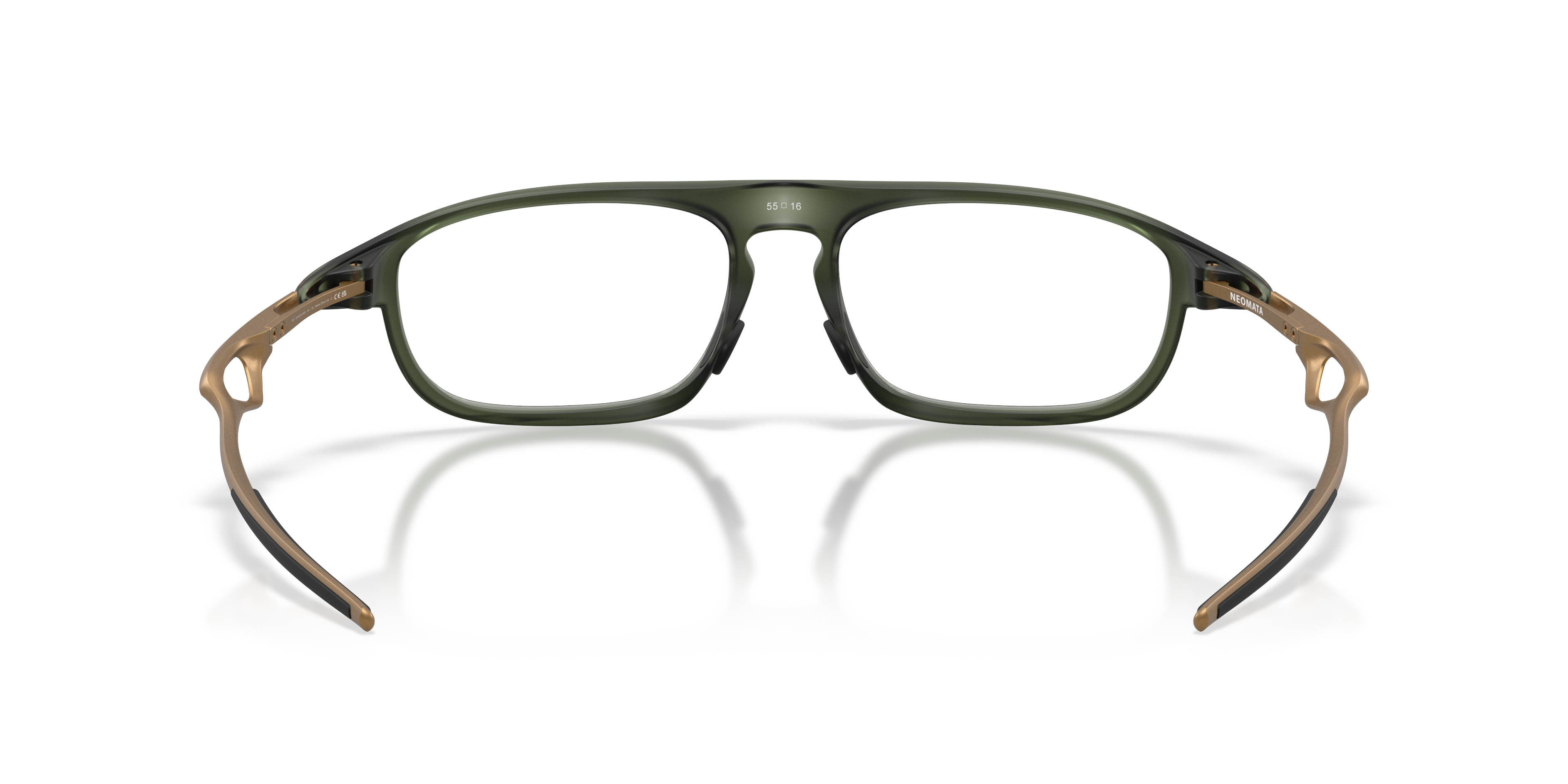 Oakley OX8203 Neomata Unisex Rectangle Eyeglass Frames - Satin Grey Smoke Frame