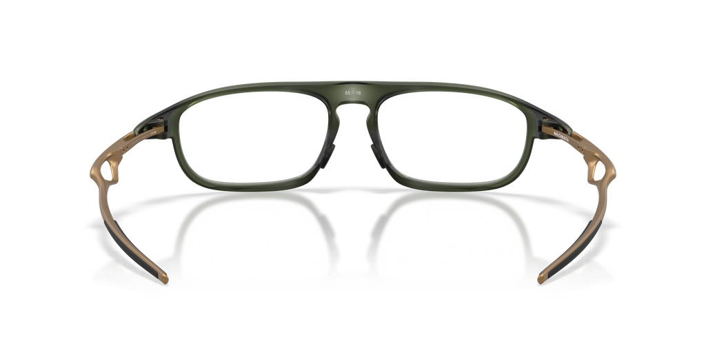 Oakley OX8203 Neomata Unisex Rectangle Eyeglass Frames - Polished Clear Frame