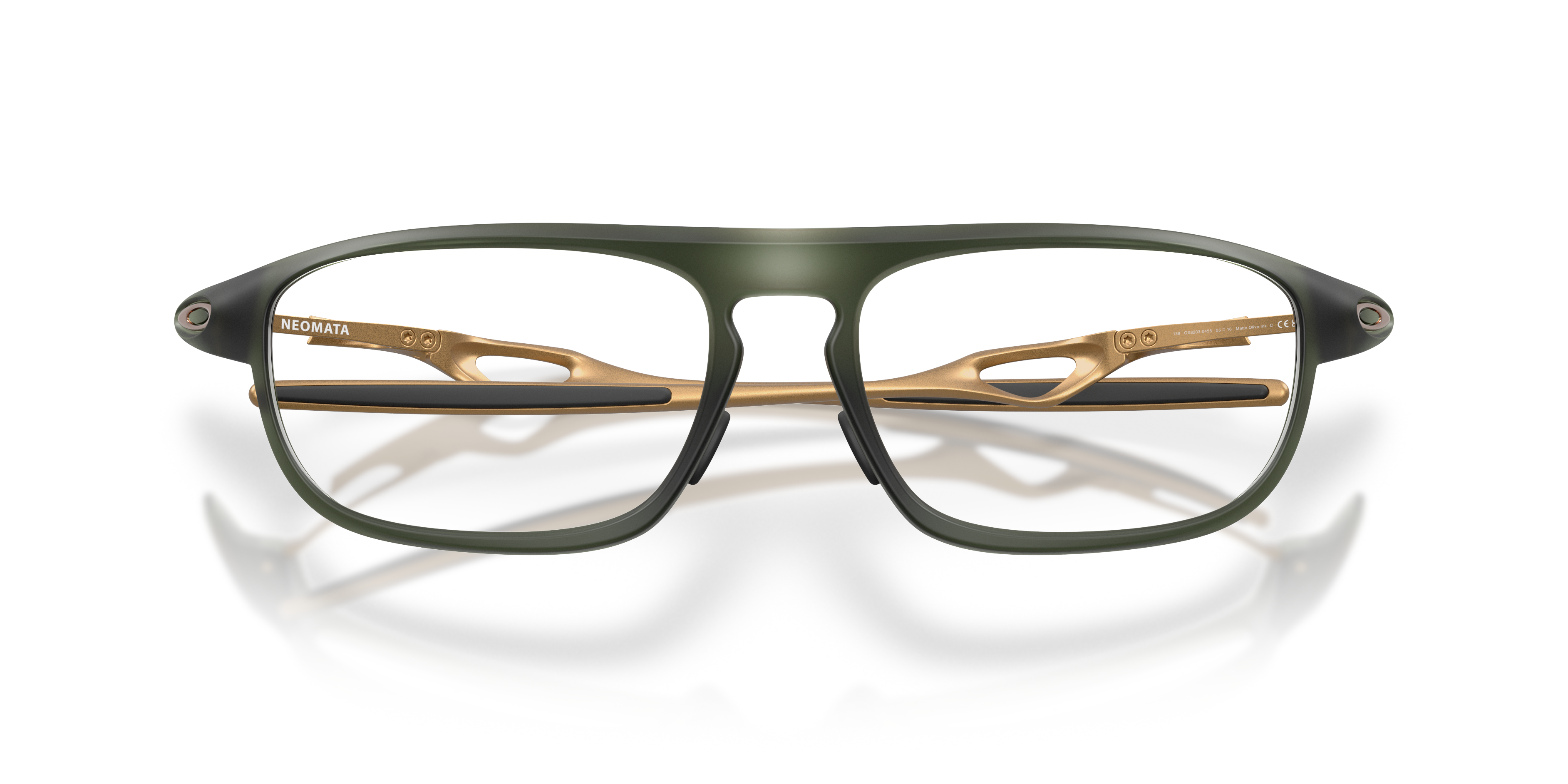 Oakley OX8203 Neomata Unisex Rectangle Eyeglass Frames - Satin Black Frame