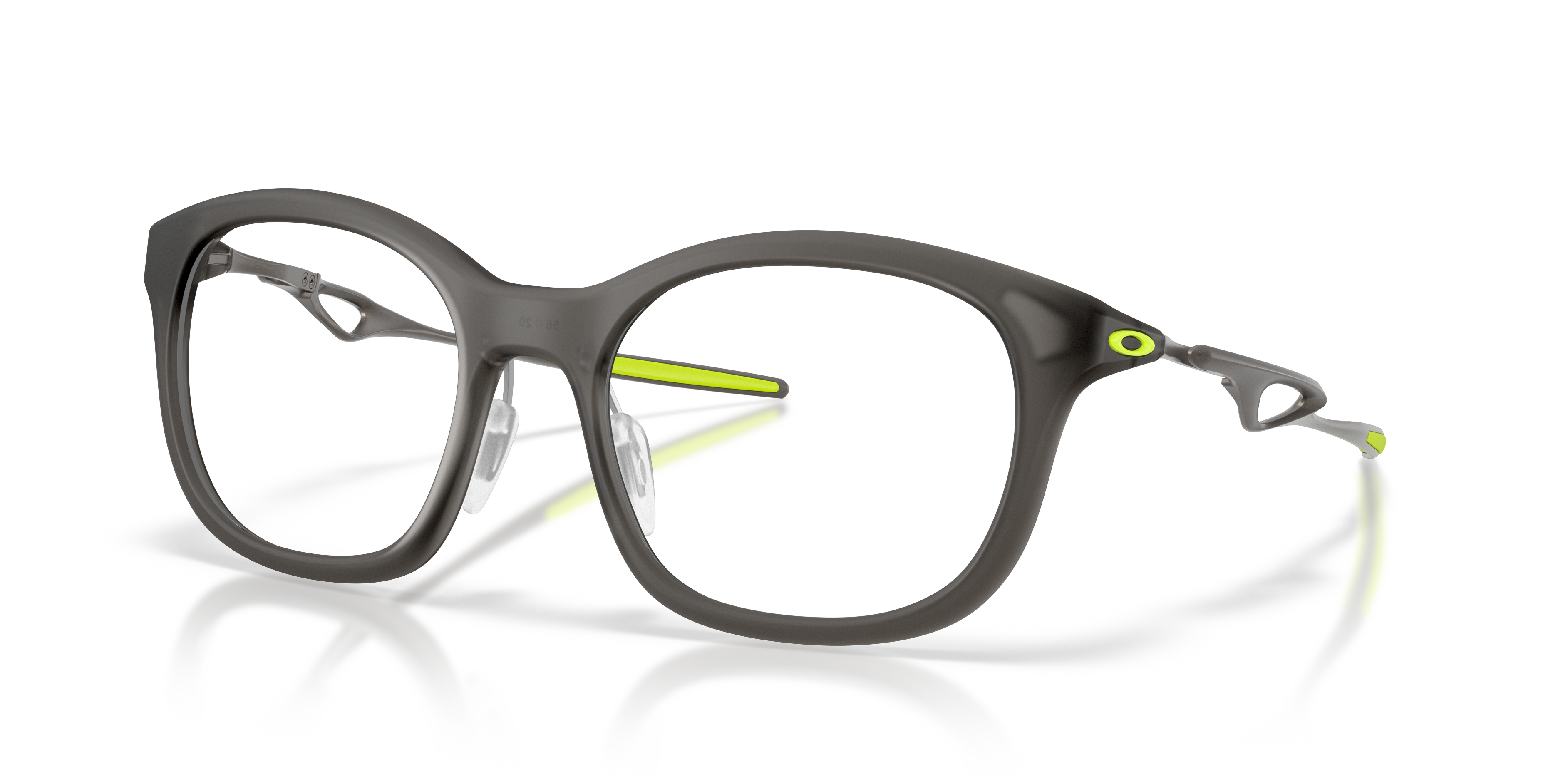 Oakley OX8204D Neoture Unisex Rectangle Eyeglass Frames - Satin Grey Smoke Frame