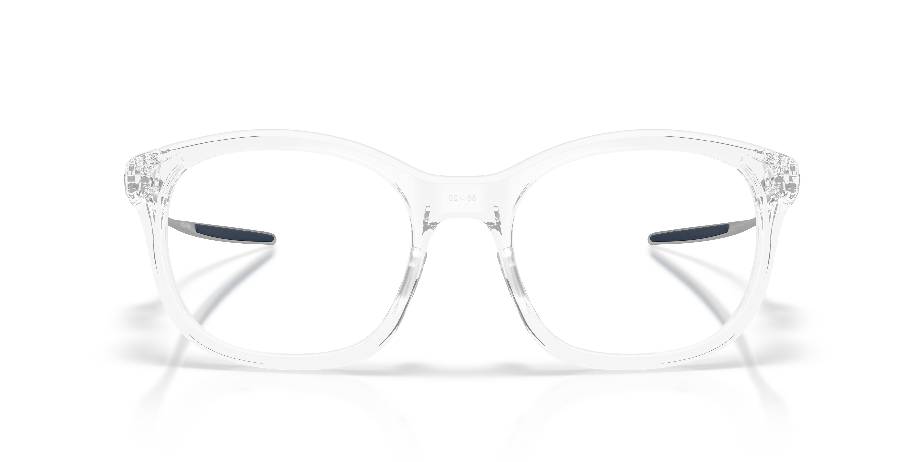 Oakley OX8204D Neoture Unisex Rectangle Eyeglass Frames - Polished Clear Frame