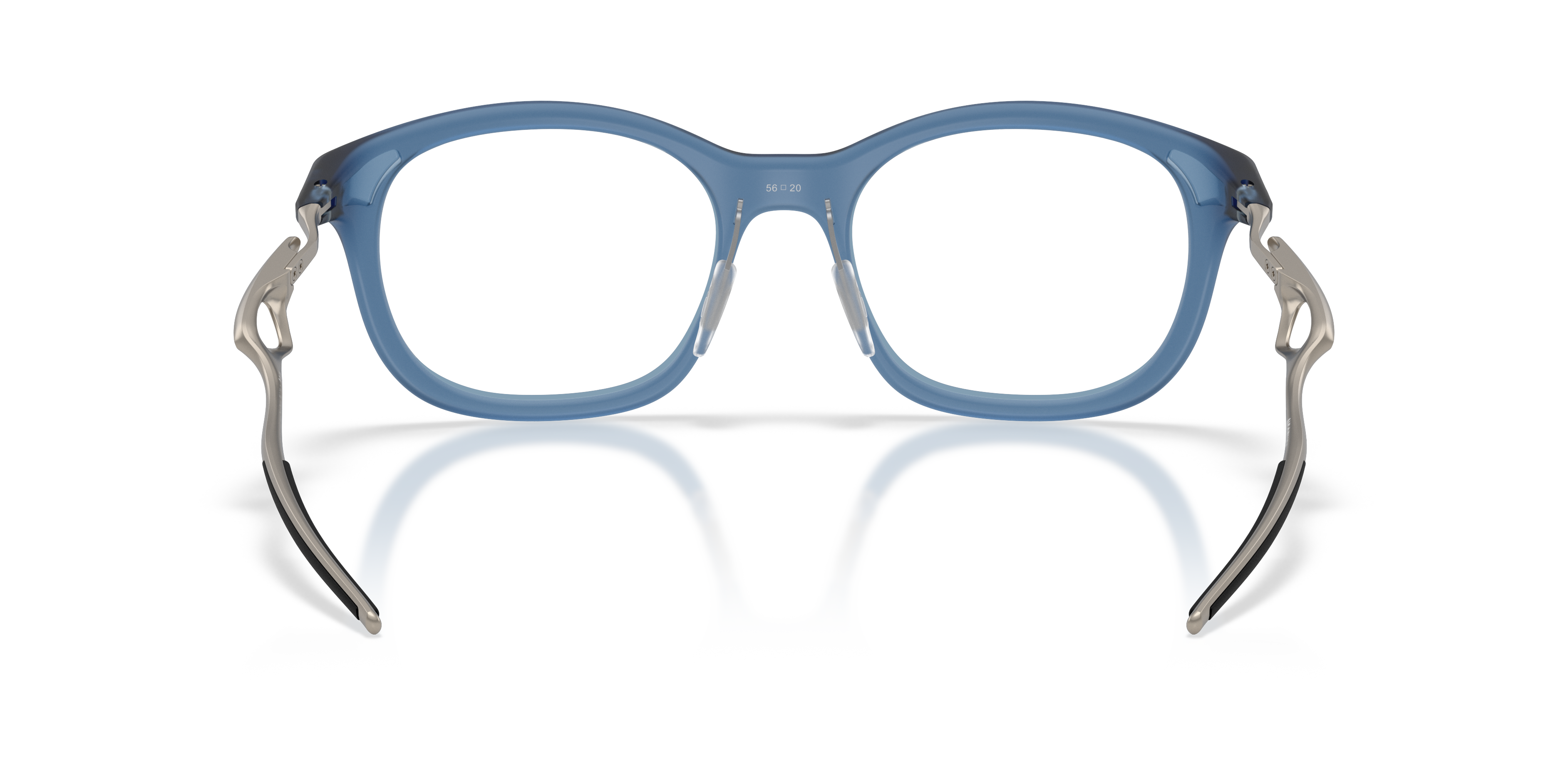 Oakley OX8204D Neoture Unisex Rectangle Eyeglass Frames - Polished Clear Frame