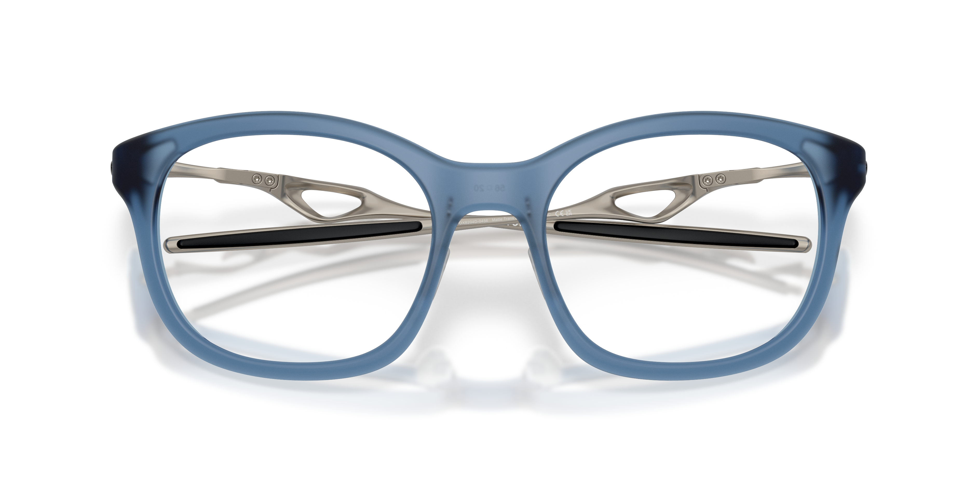 Oakley OX8204D Neoture Unisex Rectangle Eyeglass Frames - Polished Clear Frame