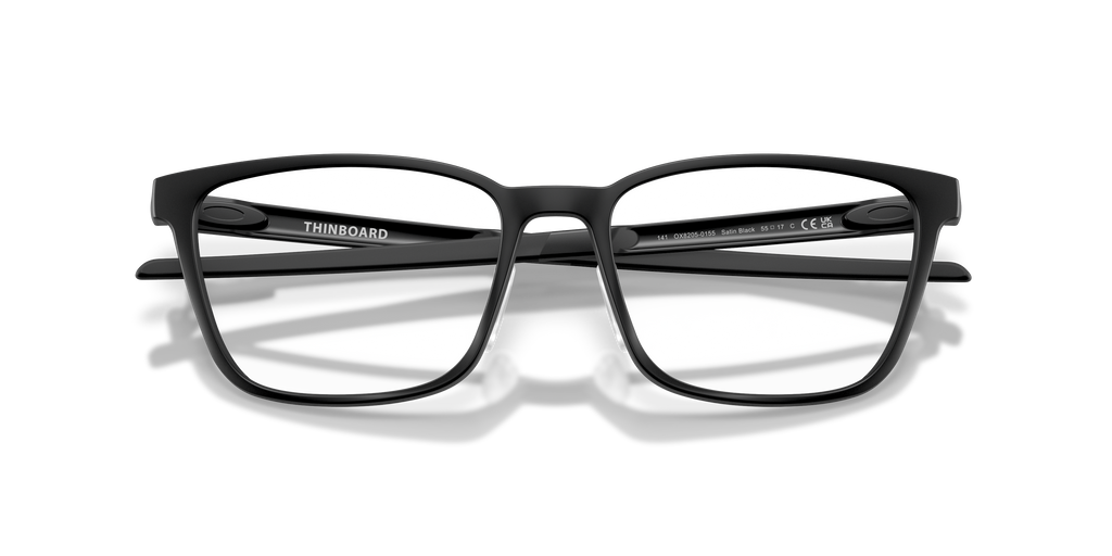 Oakley OX8205 Thinboard Unisex Rectangle Eyeglass Frames - Matte Dark Amber Frame