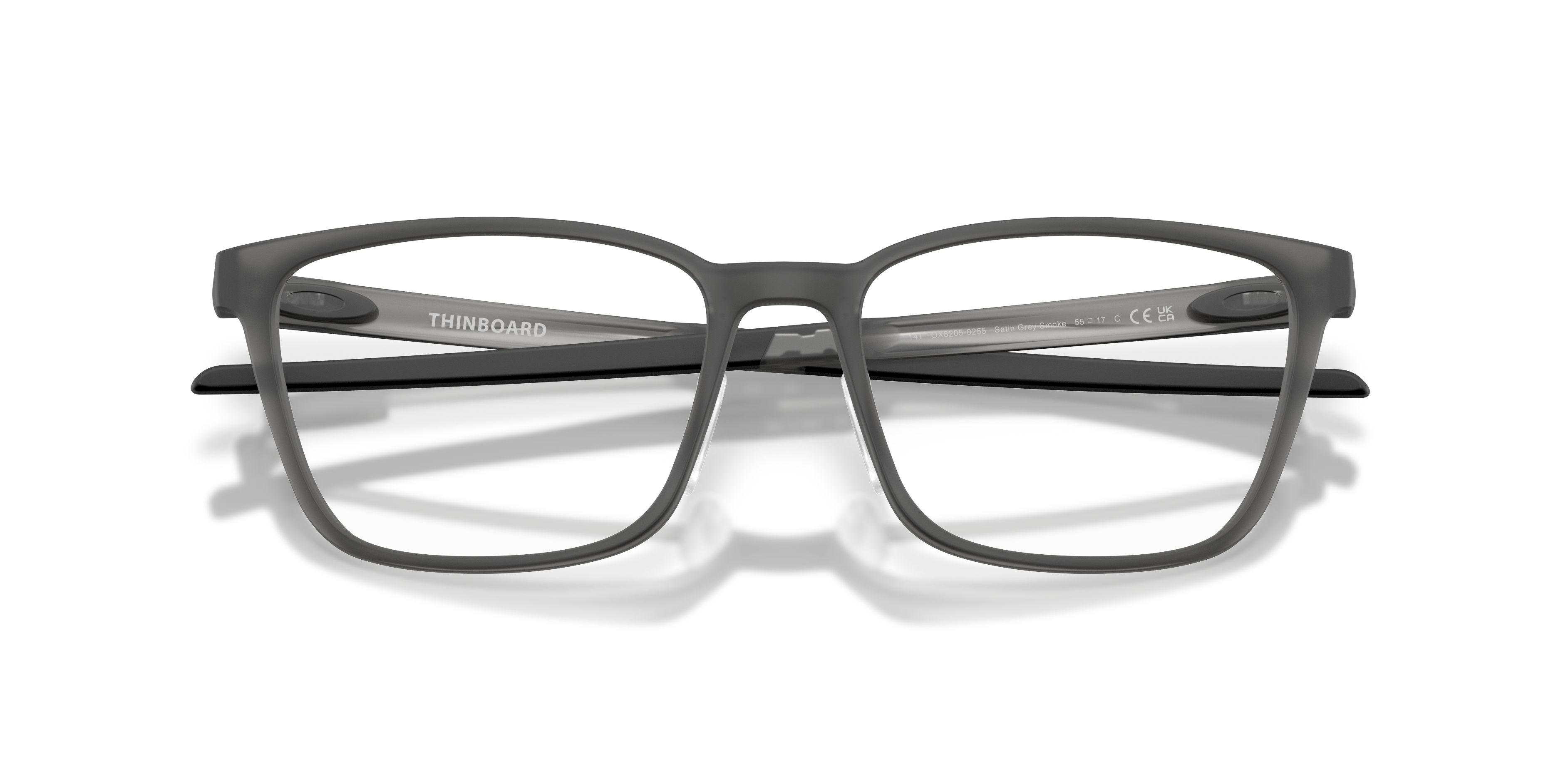 Oakley OX8205 Thinboard Unisex Rectangle Eyeglass Frames - Satin Black Frame