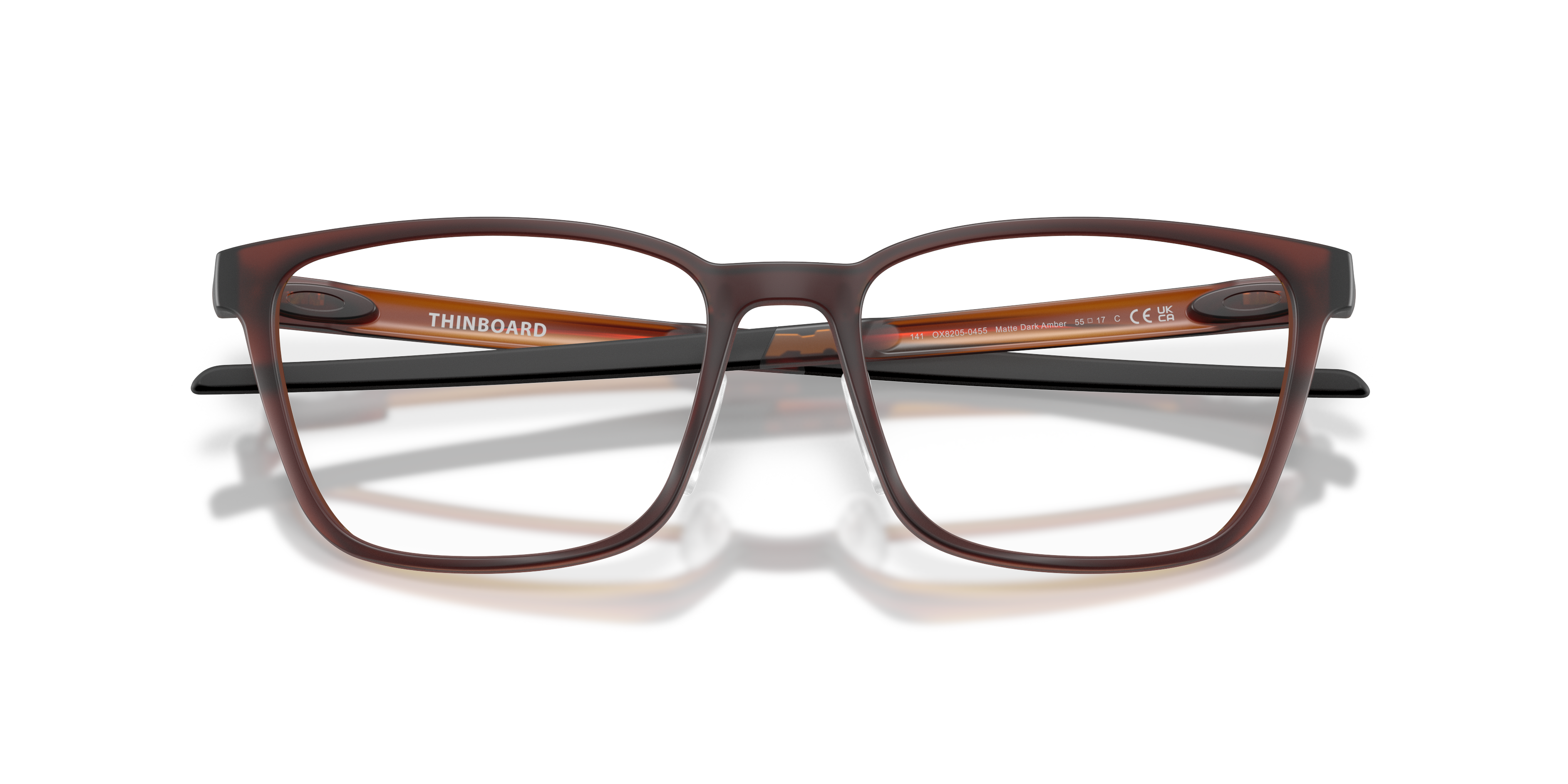 Oakley OX8205 Thinboard Unisex Rectangle Eyeglass Frames - Satin Universe Blue Frame