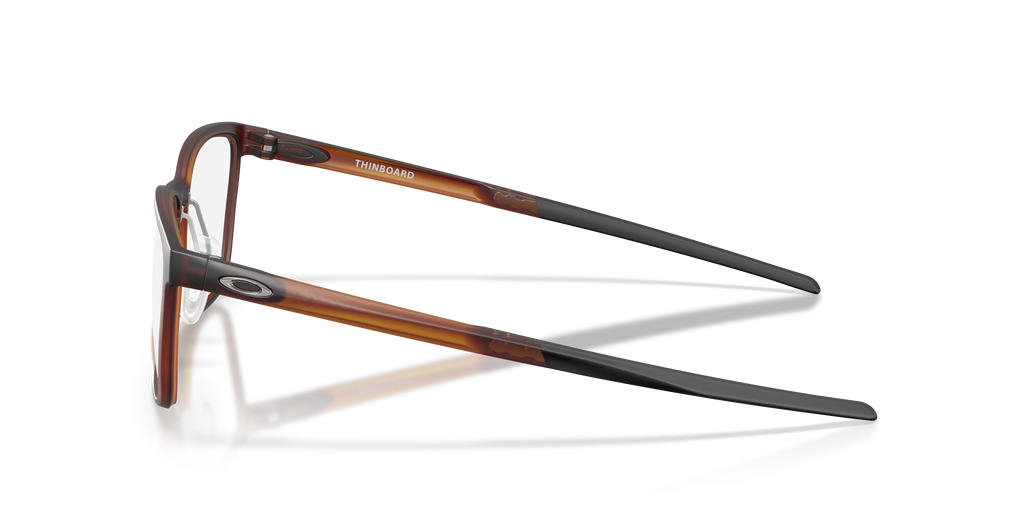 Oakley OX8205 Thinboard Unisex Rectangle Eyeglass Frames - Matte Dark Amber Frame