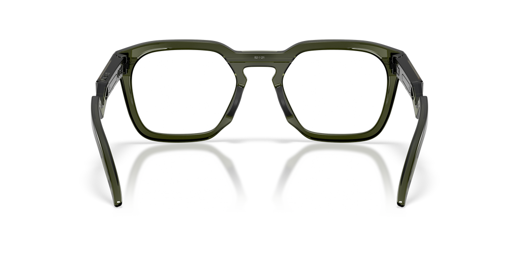 Oakley OX8208 HSTN SQ Unisex Square Eyeglass Frames - Olive Ink Frame