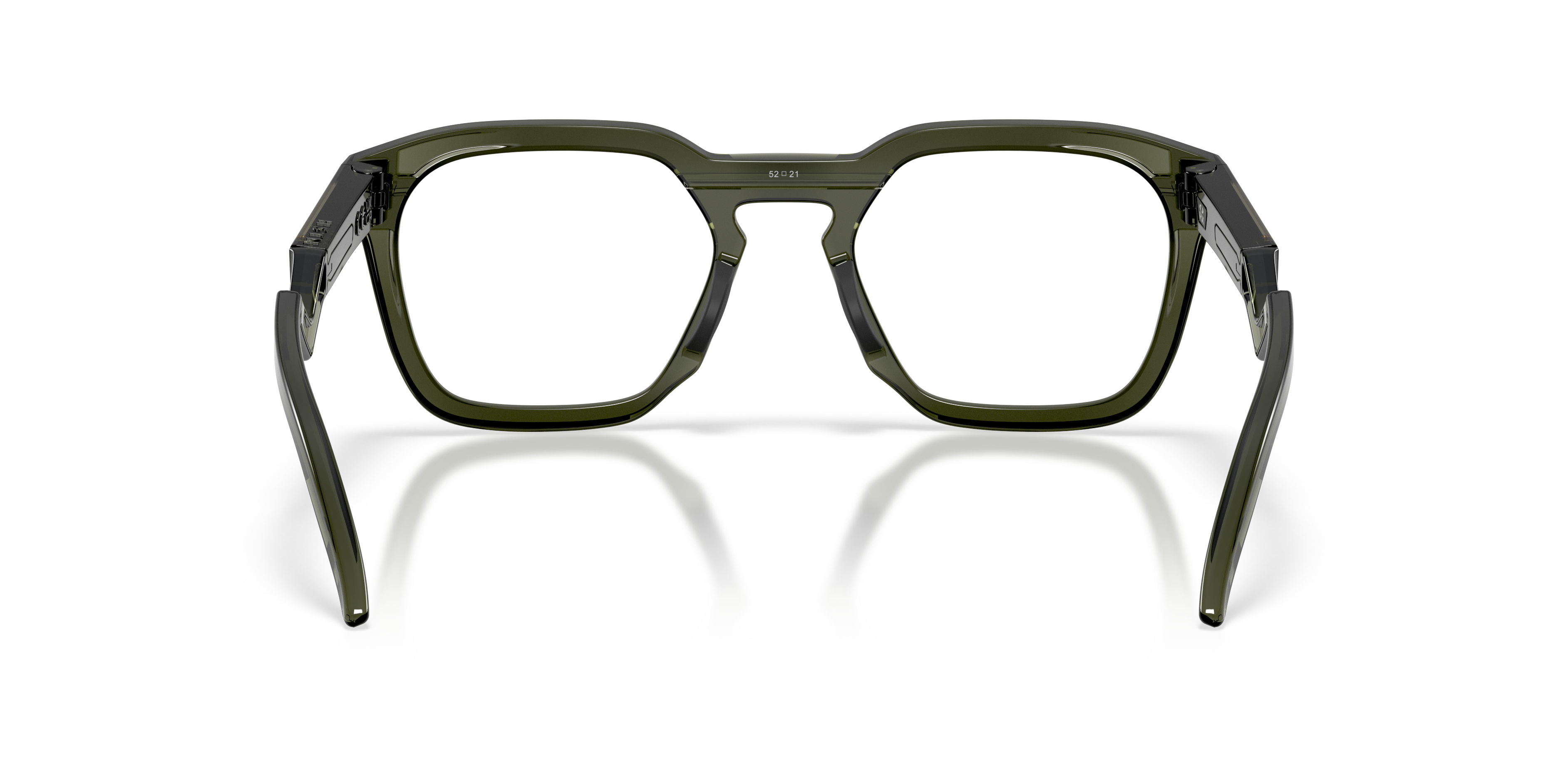 Oakley OX8208 HSTN SQ Unisex Square Eyeglass Frames - Satin Black Frame