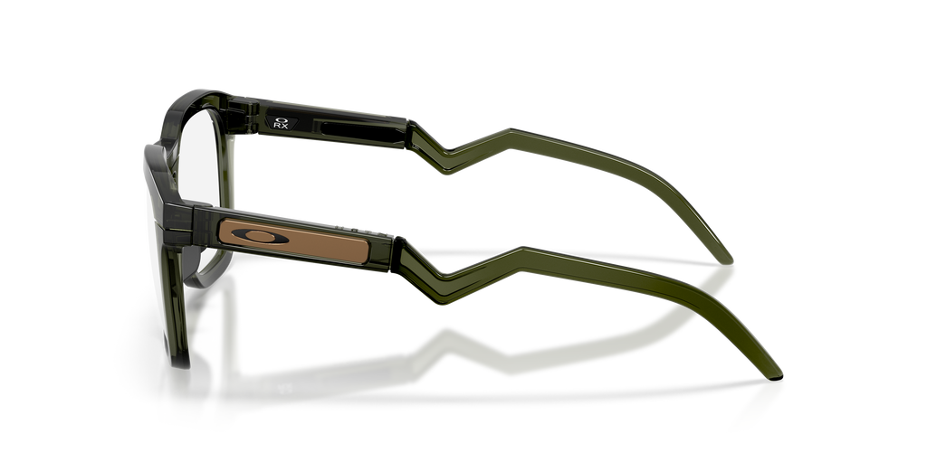 Oakley OX8208 HSTN SQ Unisex Square Eyeglass Frames - Olive Ink Frame
